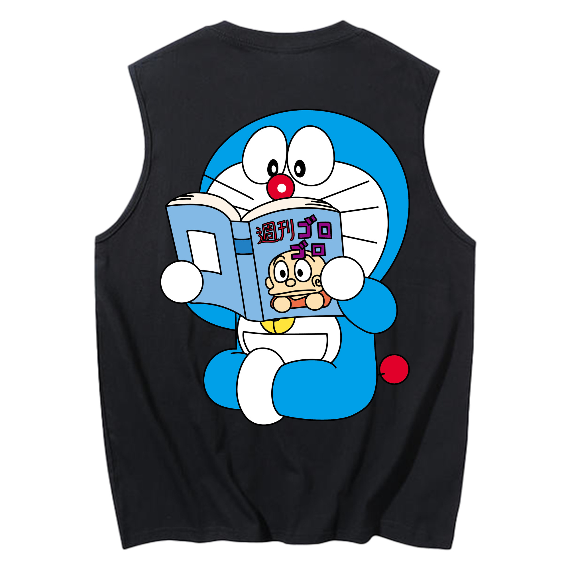 （画像用） ドラえもん Doraemon コットン100％タンクトップ（背面プリント）
