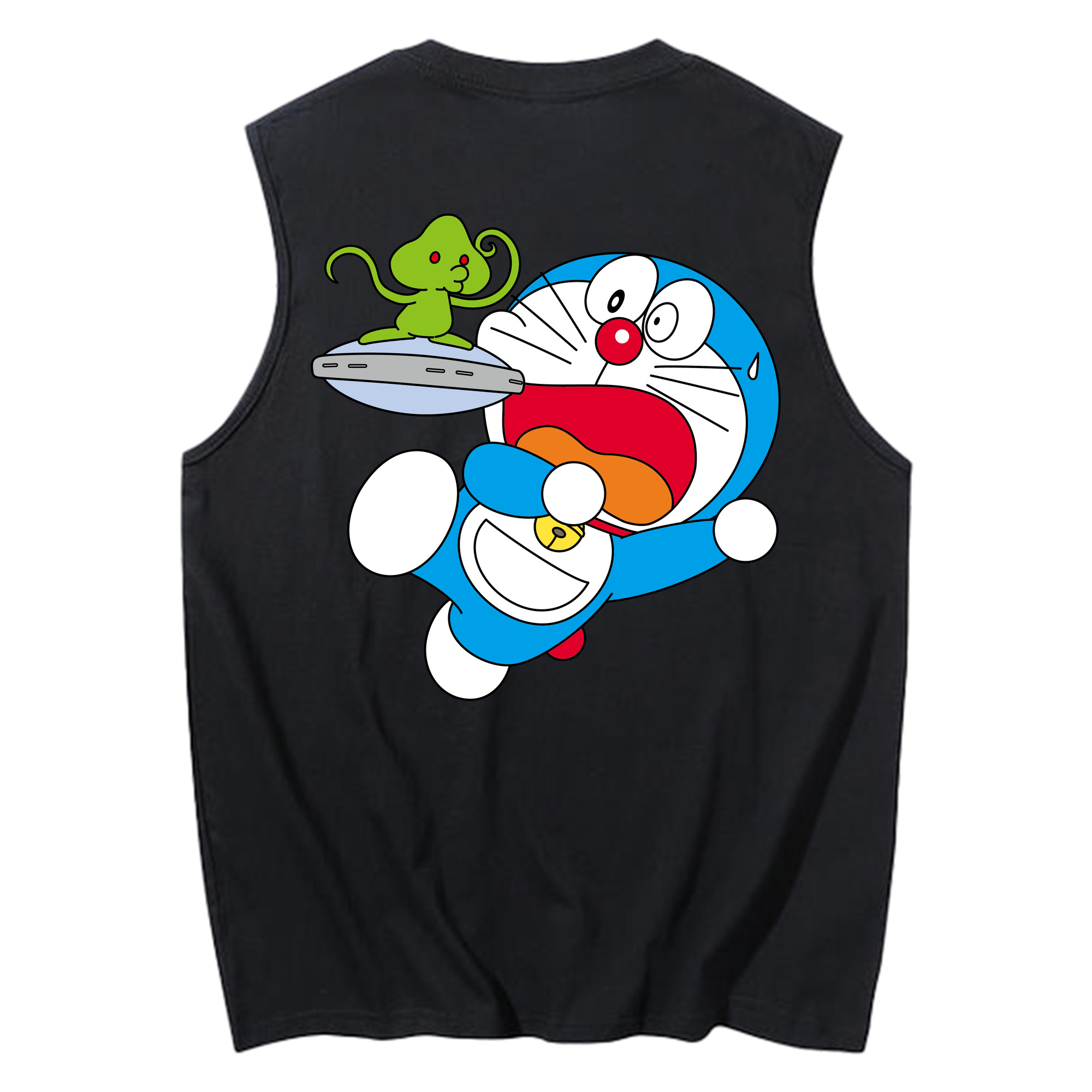 （画像用） ドラえもん Doraemon コットン100％タンクトップ（背面プリント）