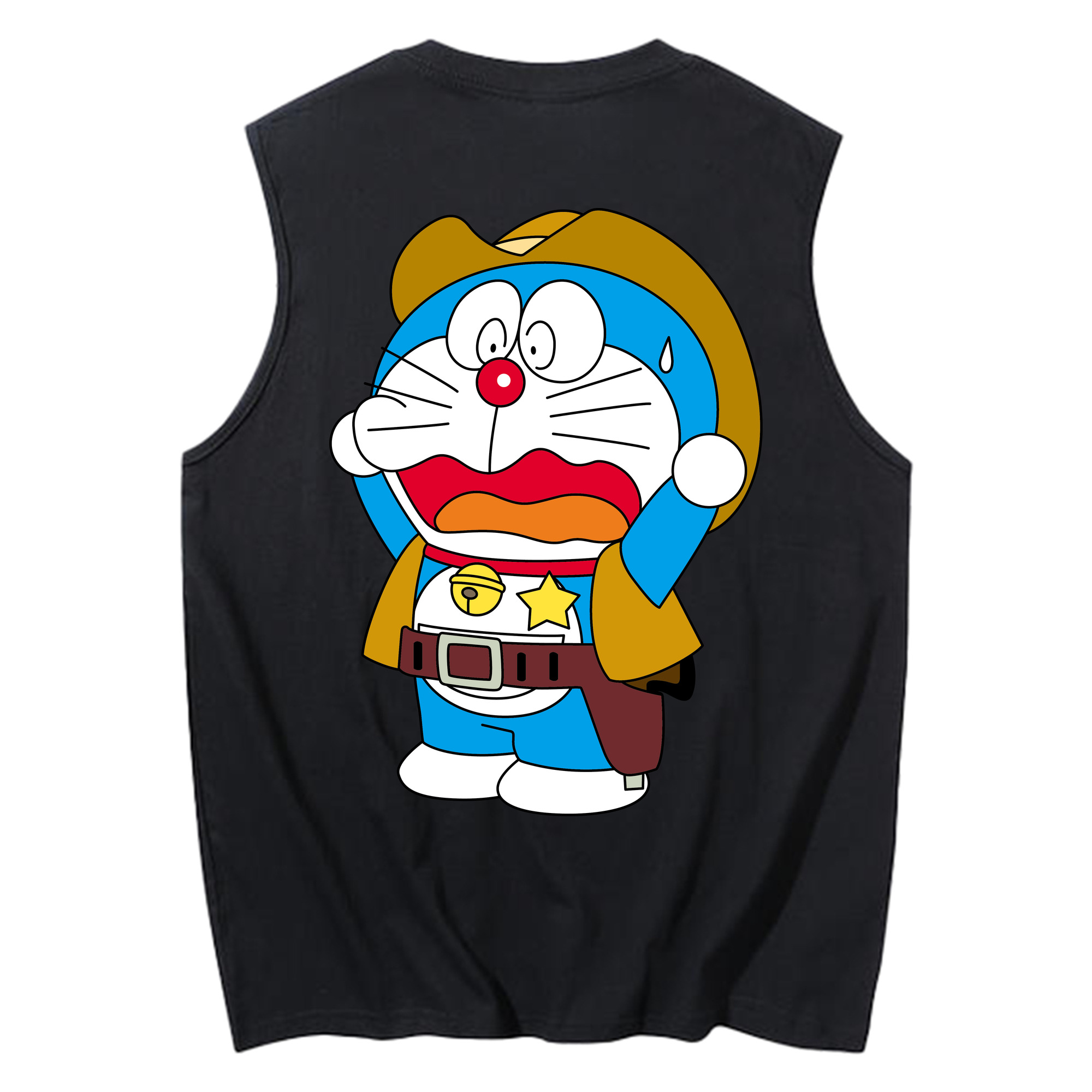 （画像用） ドラえもん Doraemon コットン100％タンクトップ（背面プリント）