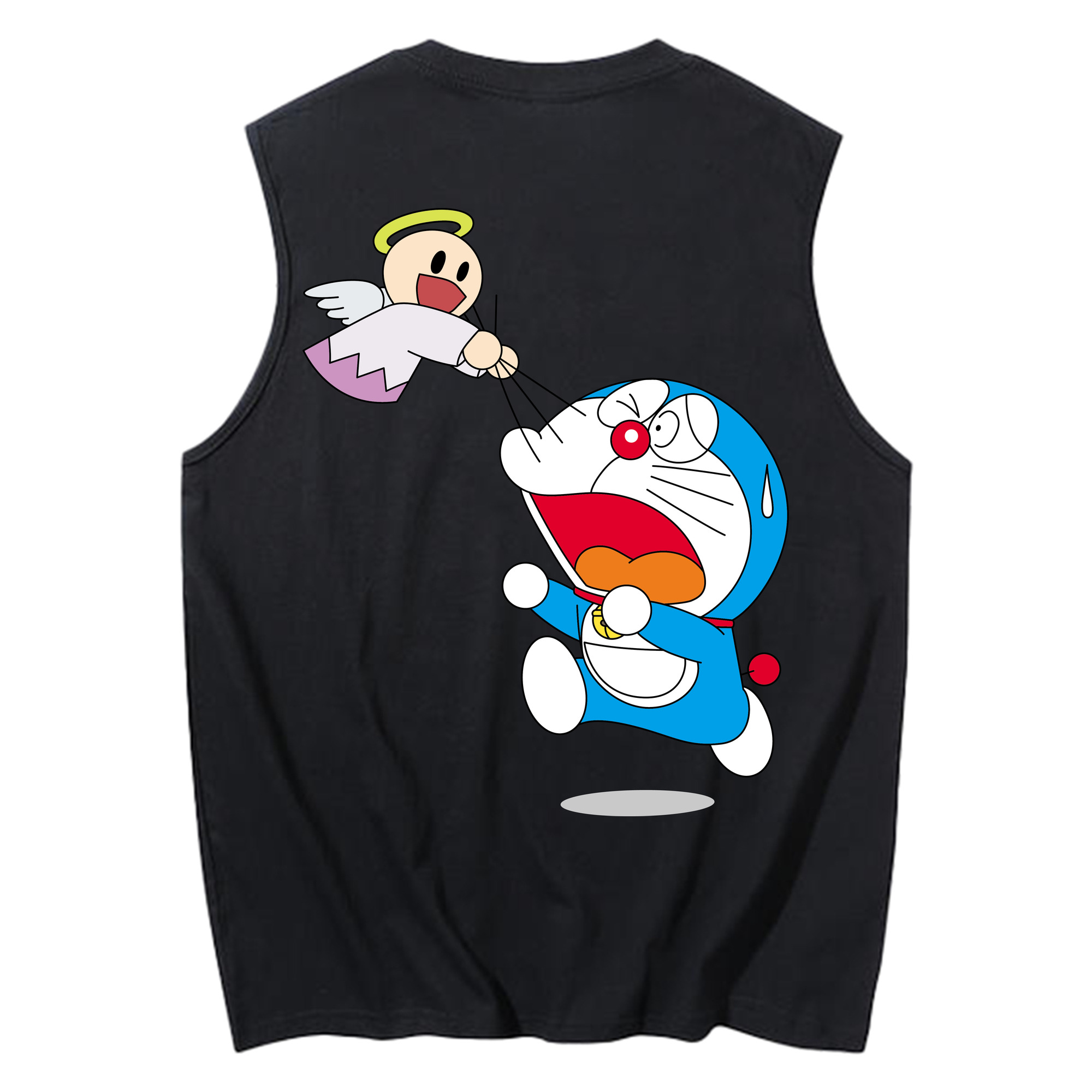 （画像用） ドラえもん Doraemon コットン100％タンクトップ（背面プリント）