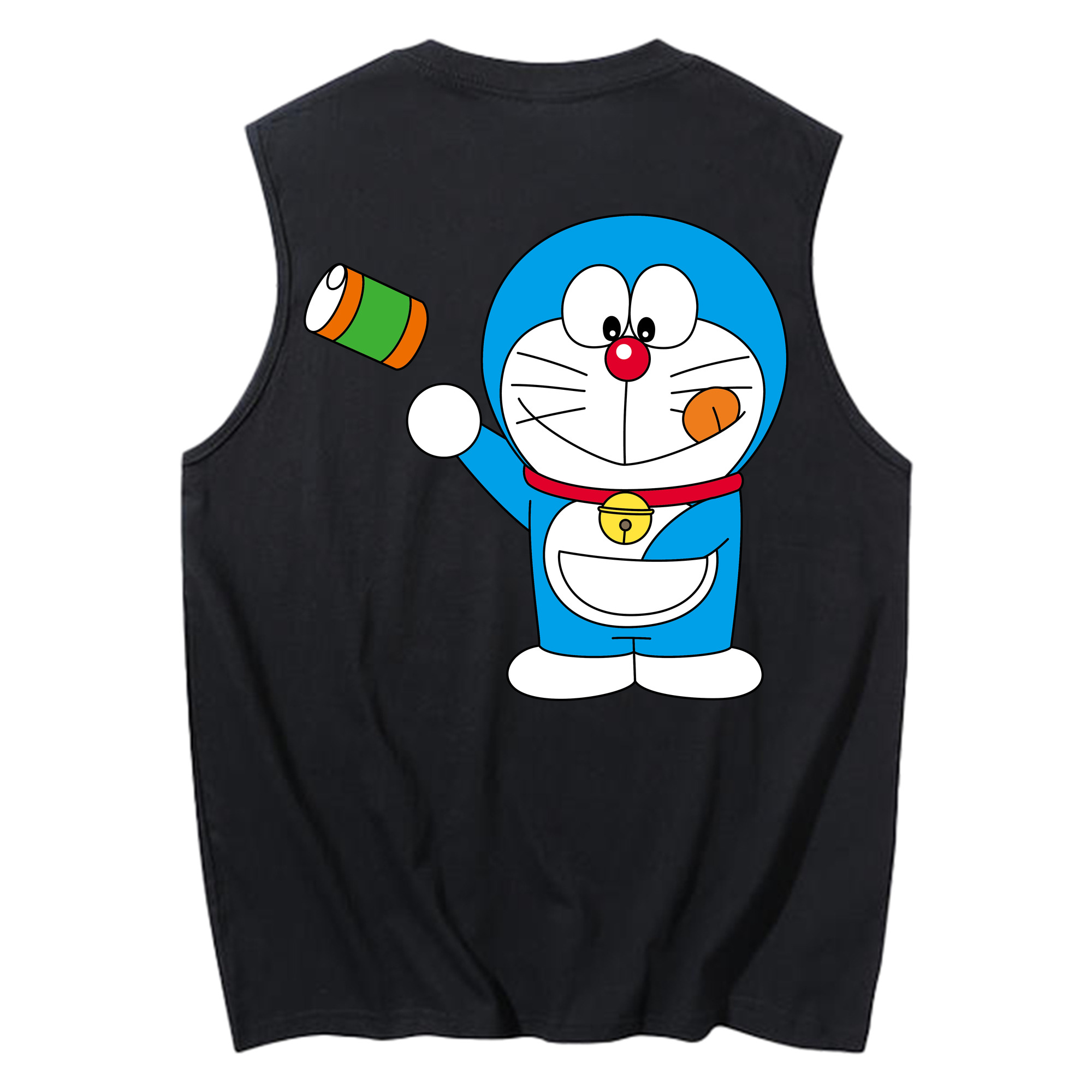 （画像用） ドラえもん Doraemon コットン100％タンクトップ（背面プリント）