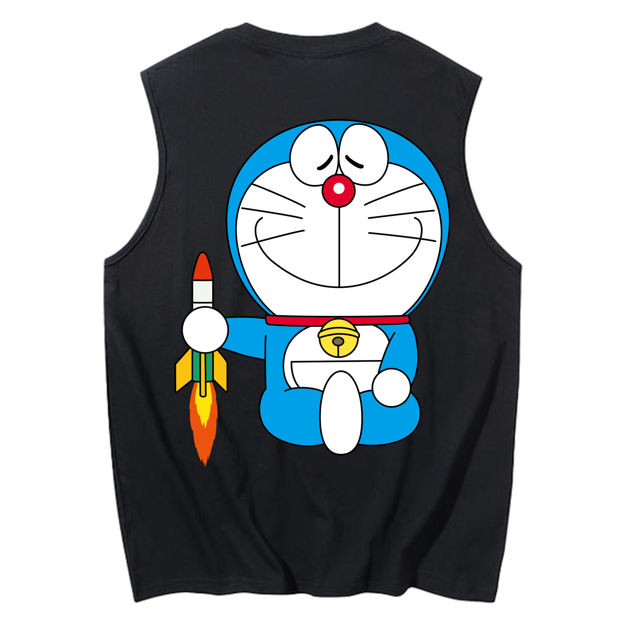 （画像用） ドラえもん Doraemon コットン100％タンクトップ（背面プリント）