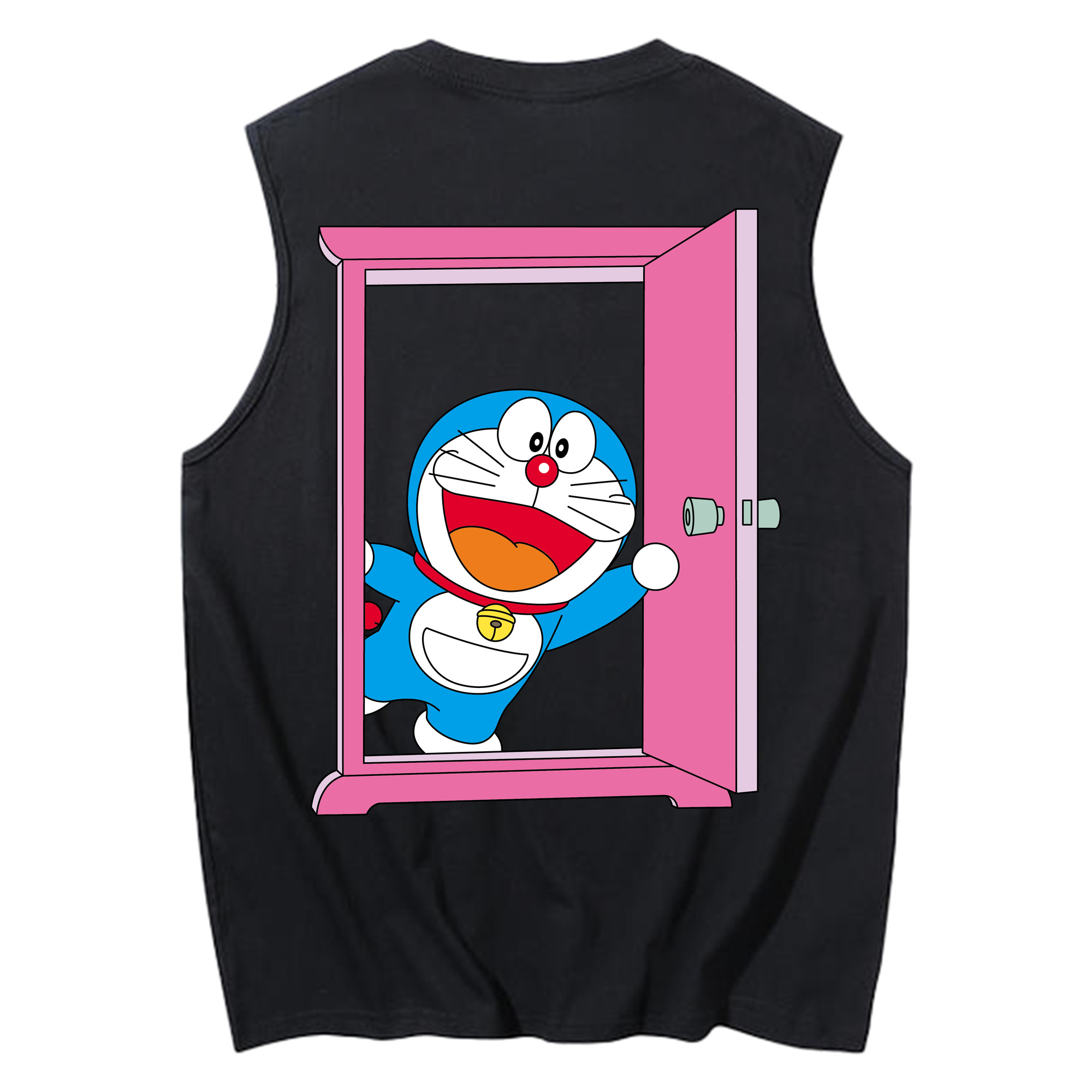 （画像用） ドラえもん Doraemon コットン100％タンクトップ（背面プリント）