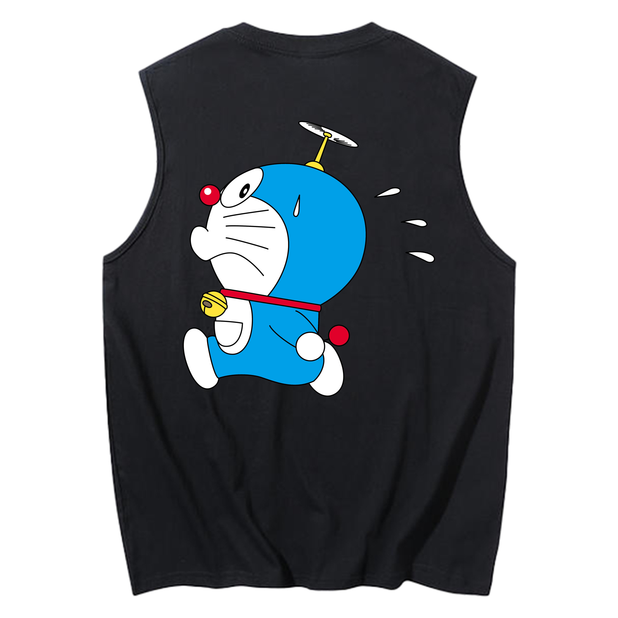 （画像用） ドラえもん Doraemon コットン100％タンクトップ（背面プリント）
