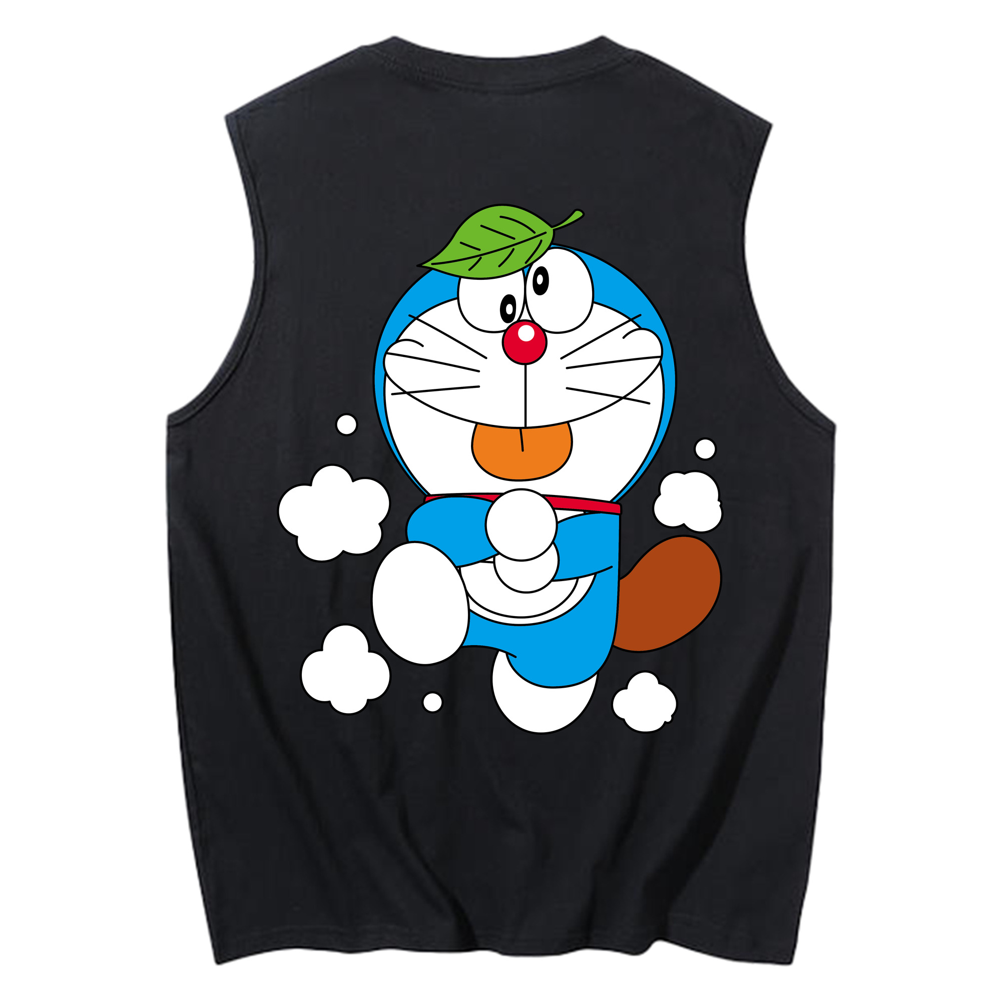 （画像用） ドラえもん Doraemon コットン100％タンクトップ（背面プリント）