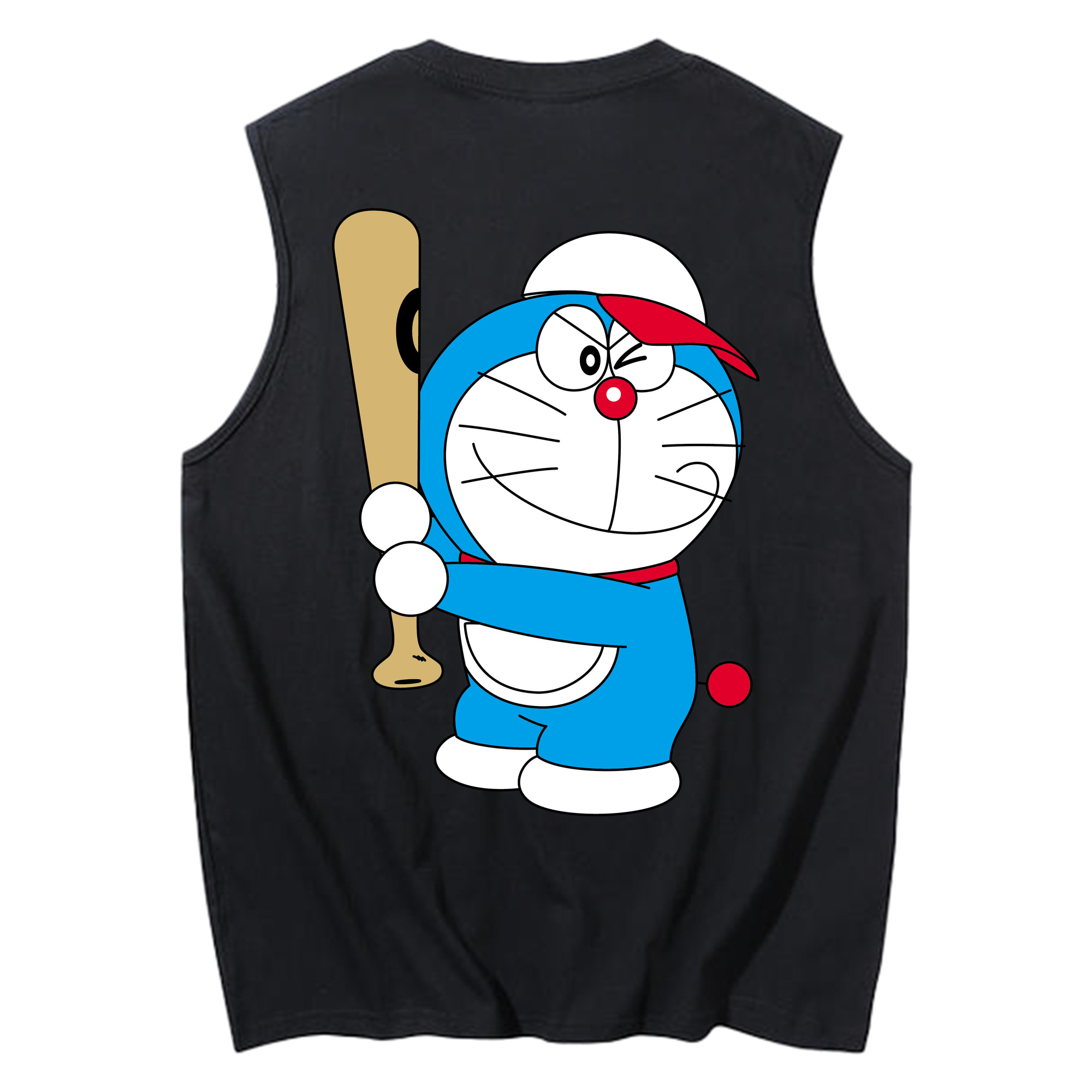 （画像用） ドラえもん Doraemon コットン100％タンクトップ（背面プリント）
