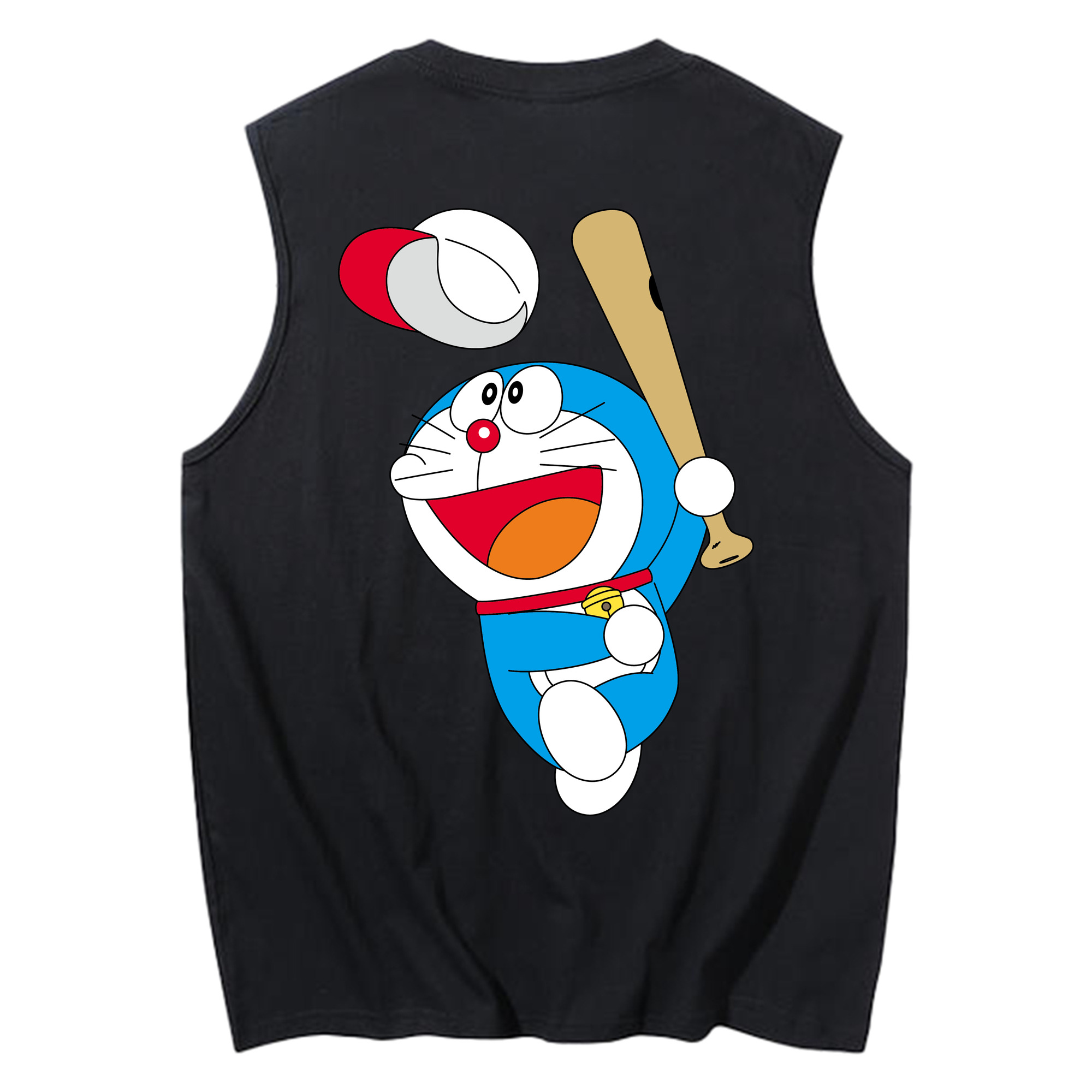（画像用） ドラえもん Doraemon コットン100％タンクトップ（背面プリント）