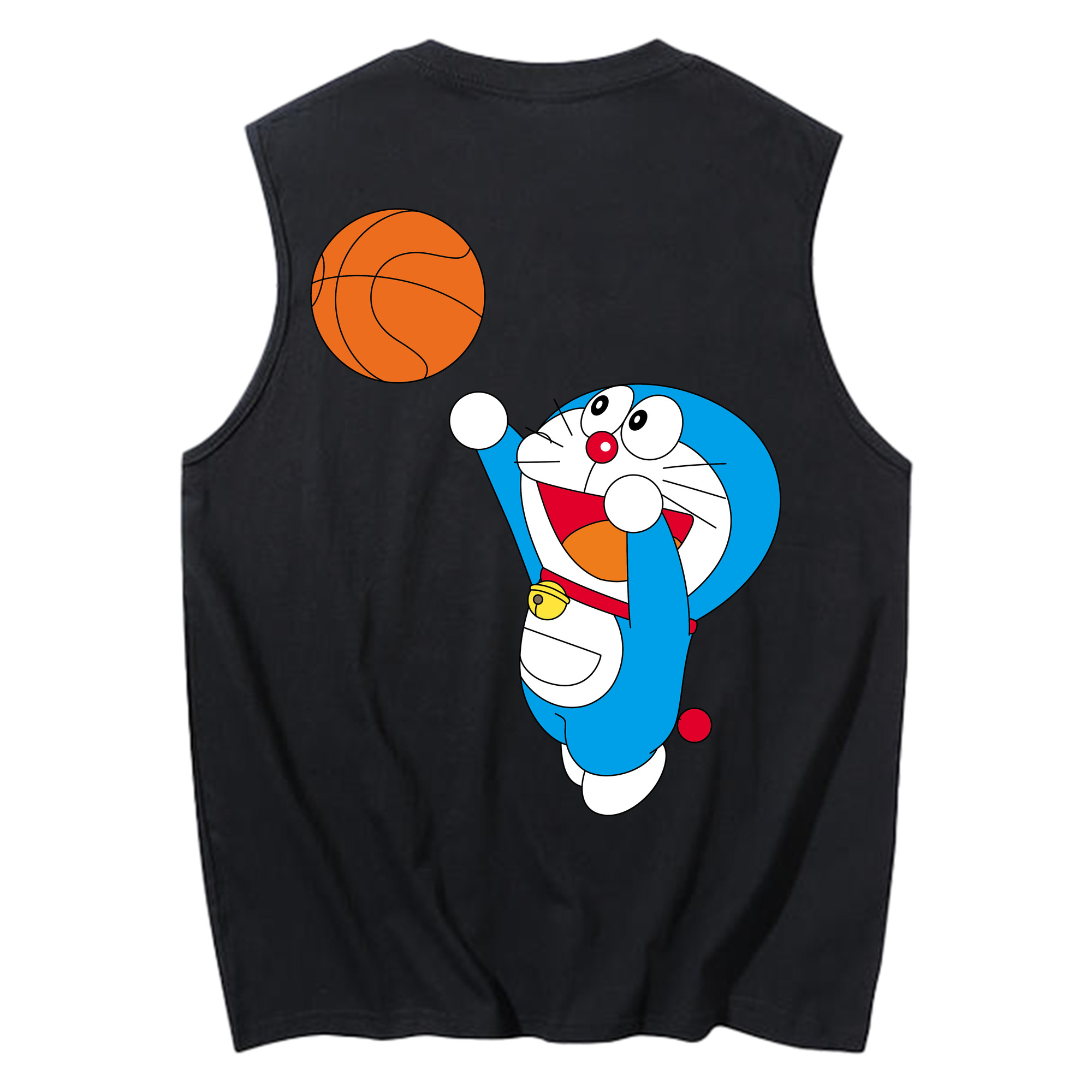 （画像用） ドラえもん Doraemon コットン100％タンクトップ（背面プリント）