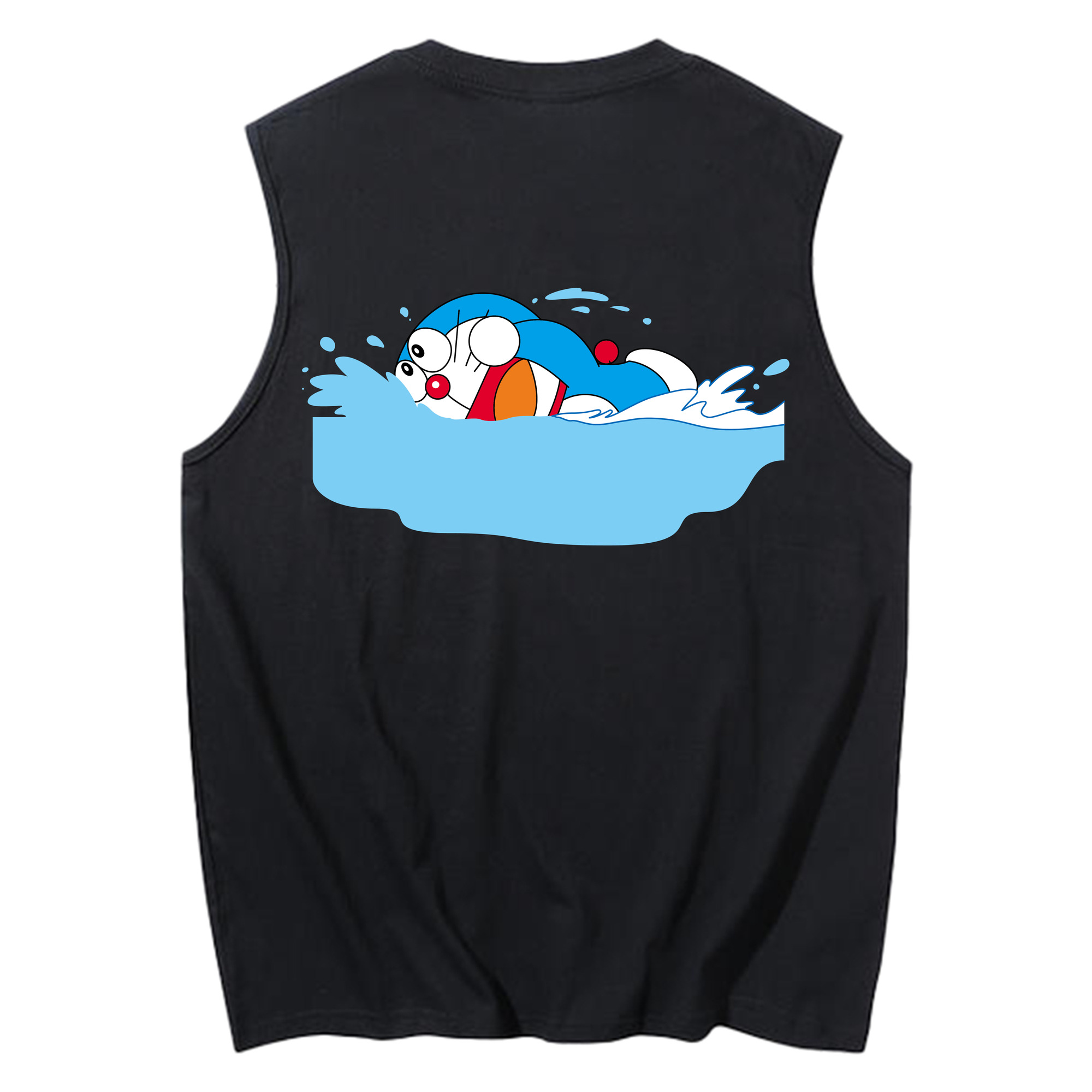 （画像用） ドラえもん Doraemon コットン100％タンクトップ（背面プリント）