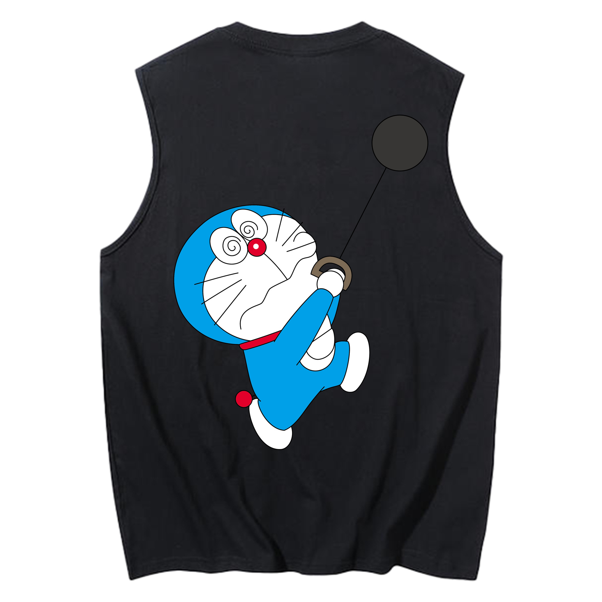 （画像用） ドラえもん Doraemon コットン100％タンクトップ（背面プリント）