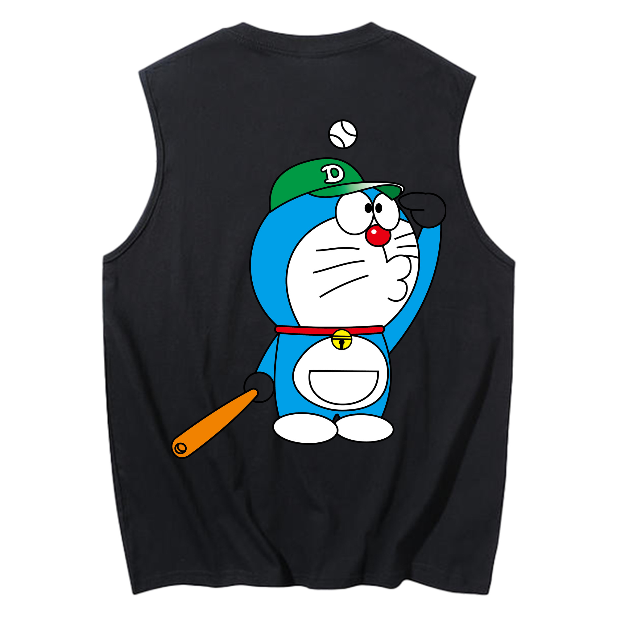 （画像用） ドラえもん Doraemon コットン100％タンクトップ（背面プリント）