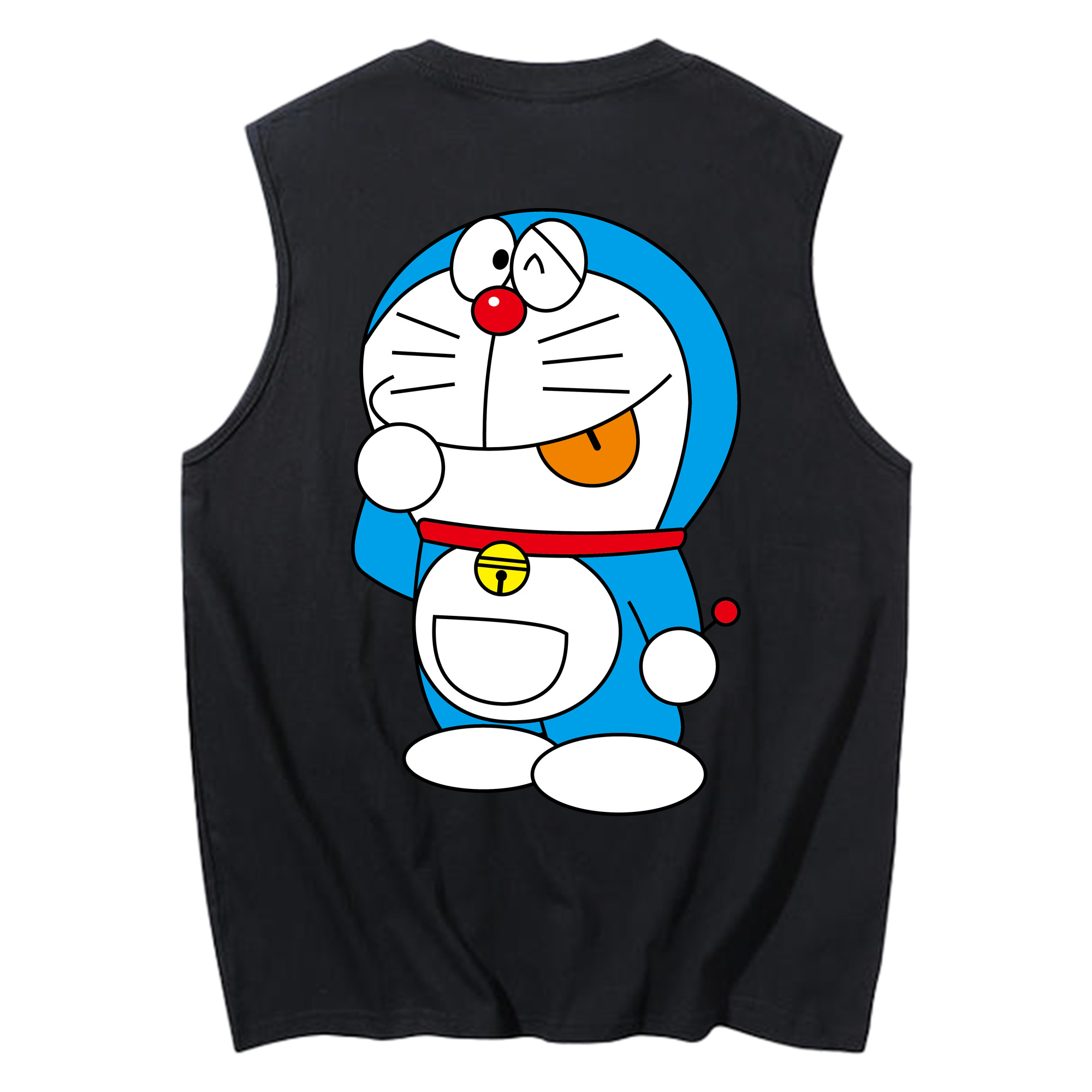 （画像用） ドラえもん Doraemon コットン100％タンクトップ（背面プリント）