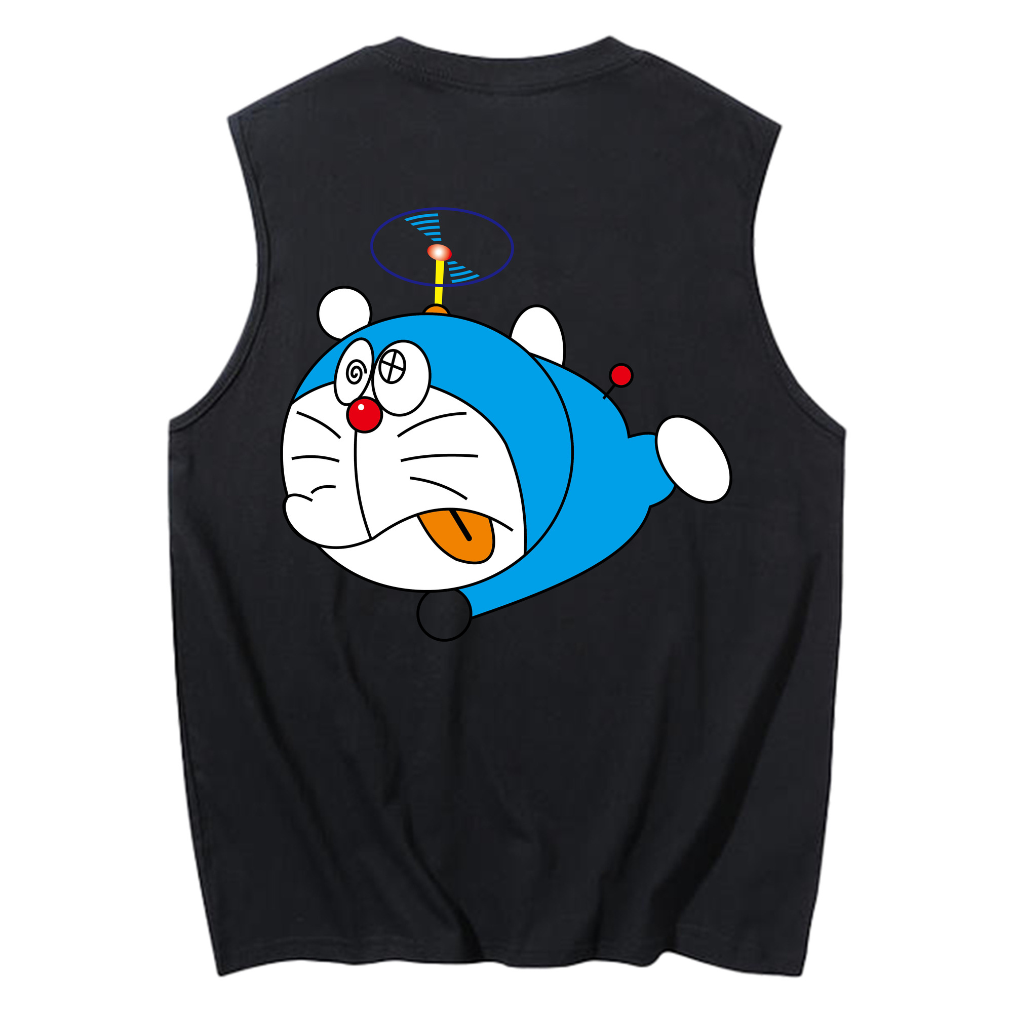 （画像用） ドラえもん Doraemon コットン100％タンクトップ（背面プリント）