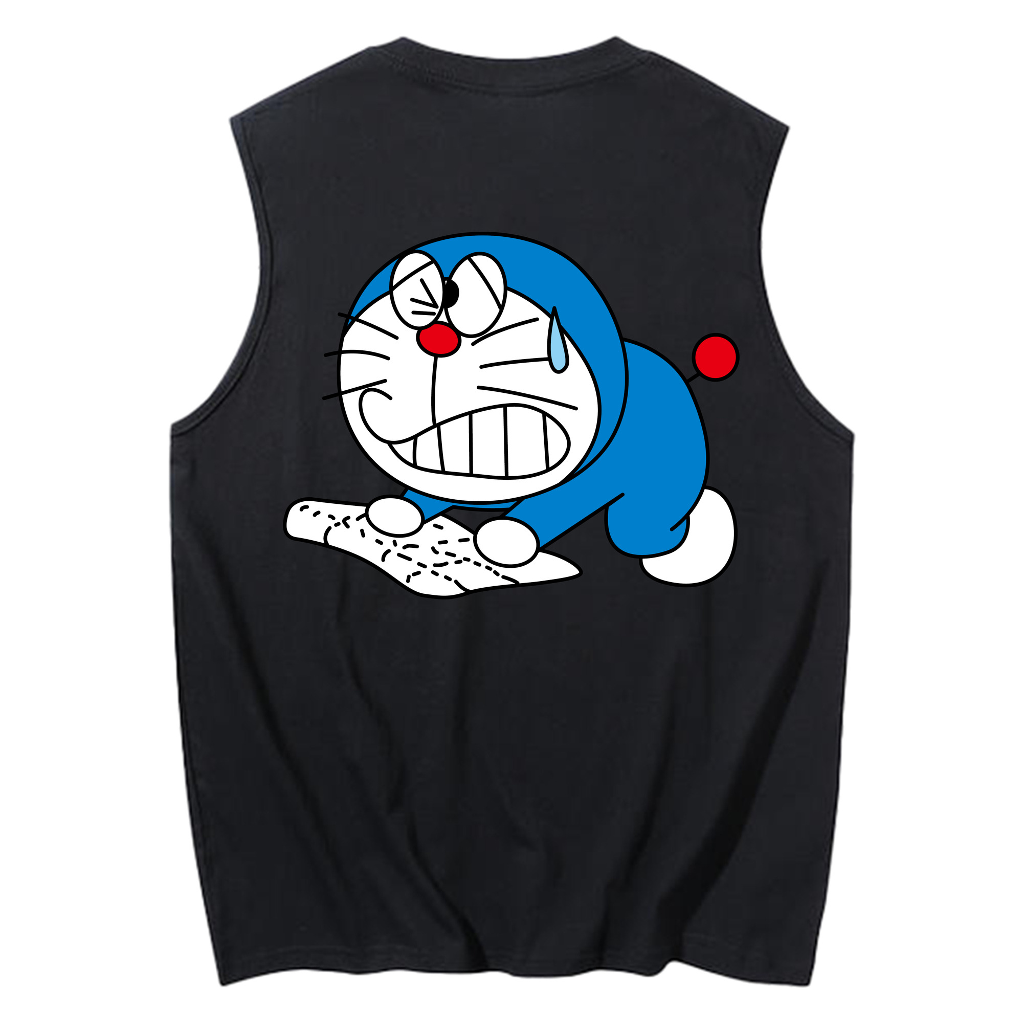 （画像用） ドラえもん Doraemon コットン100％タンクトップ（背面プリント）