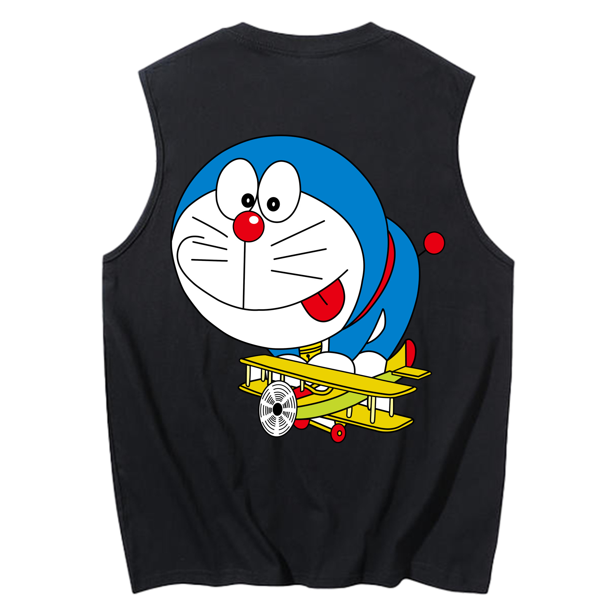 （画像用） ドラえもん Doraemon コットン100％タンクトップ（背面プリント）
