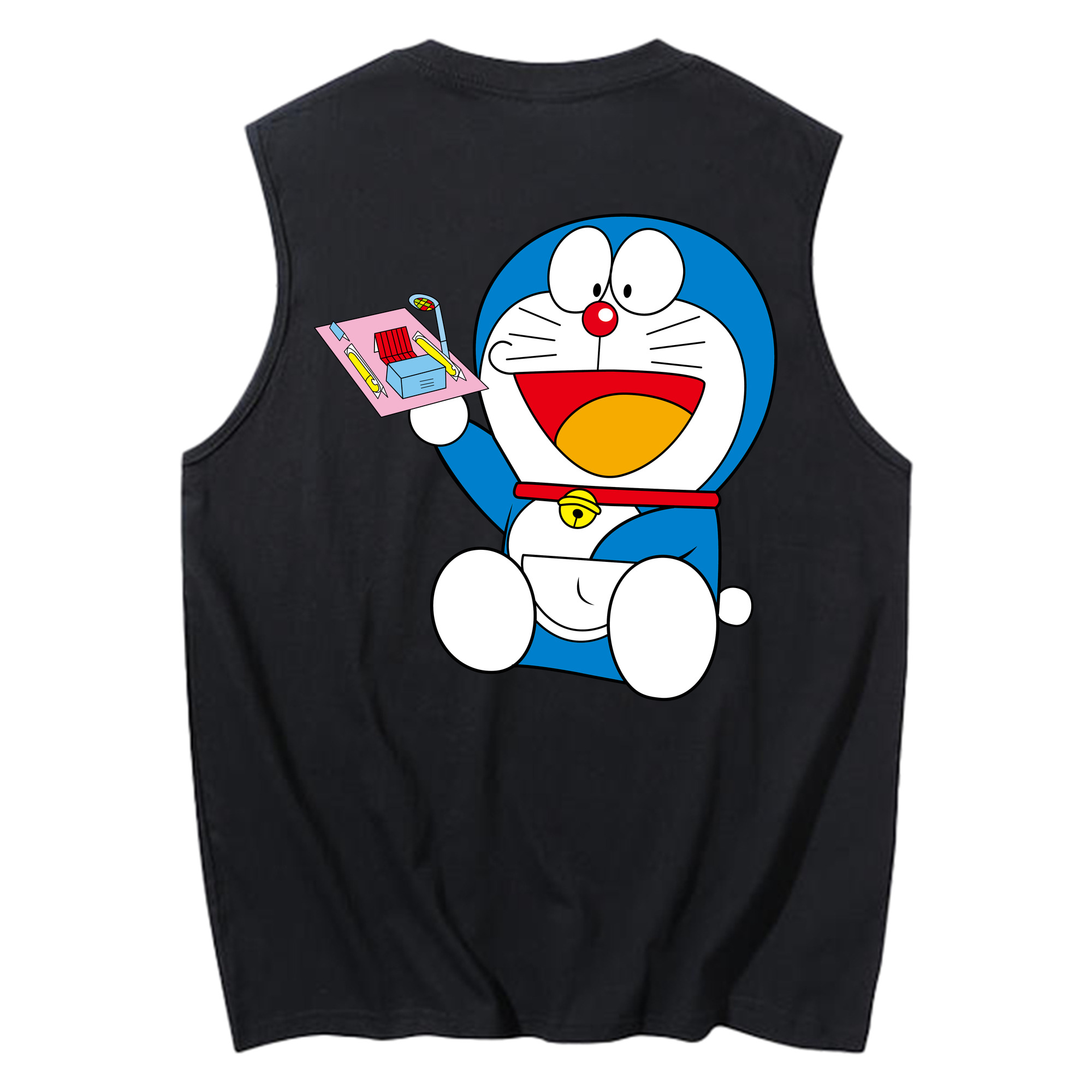 （画像用） ドラえもん Doraemon コットン100％タンクトップ（背面プリント）