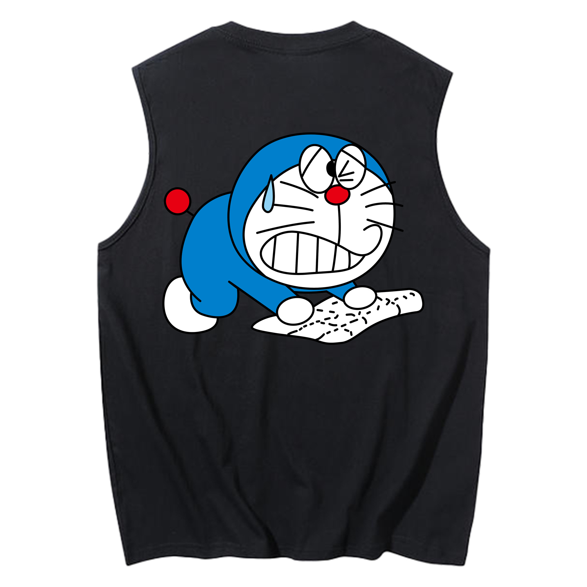 （画像用） ドラえもん Doraemon コットン100％タンクトップ（背面プリント）