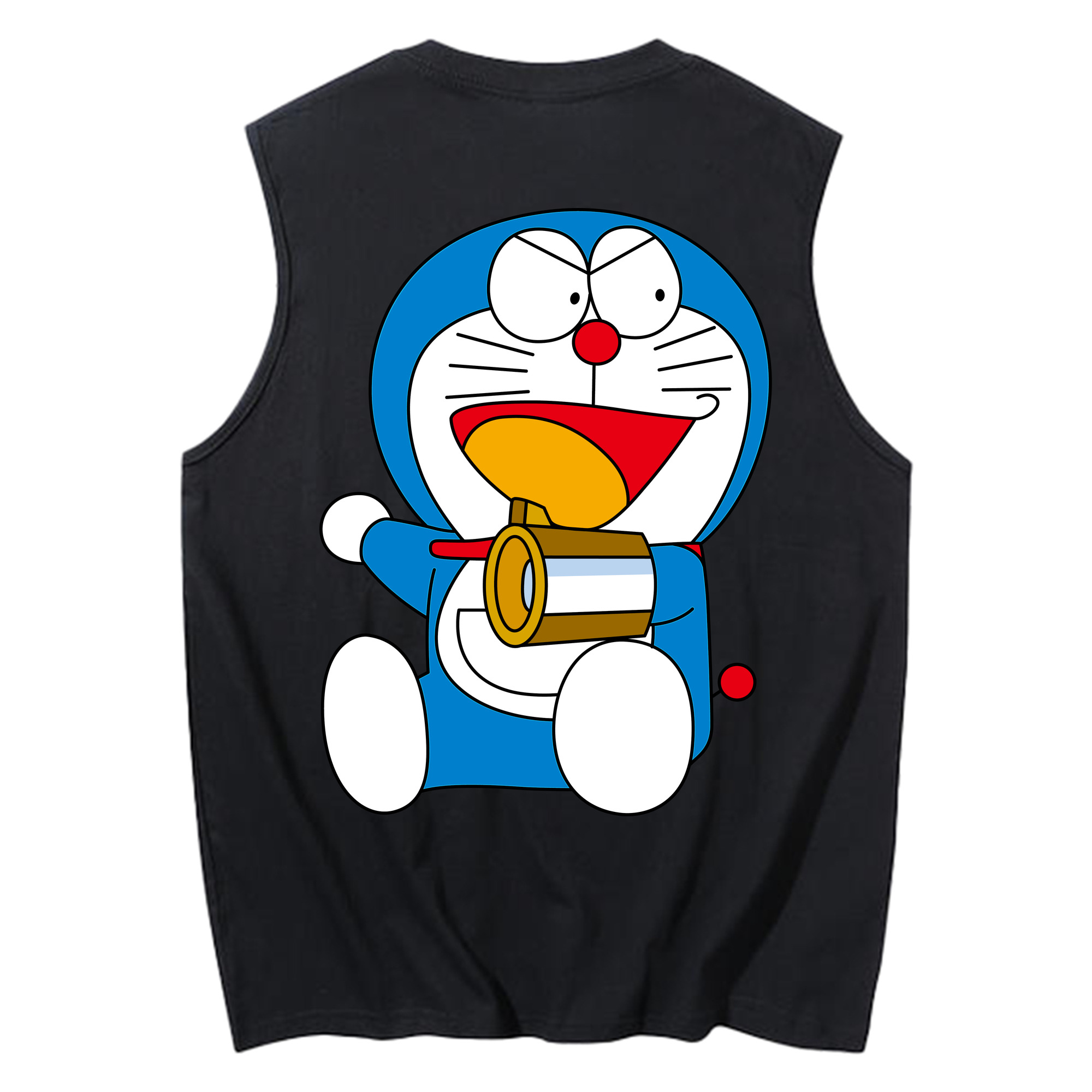 （画像用） ドラえもん Doraemon コットン100％タンクトップ（背面プリント）