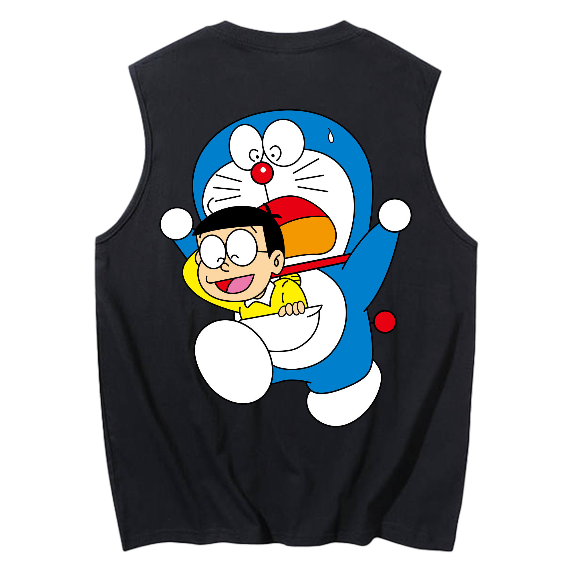 （画像用） ドラえもん Doraemon コットン100％タンクトップ（背面プリント）