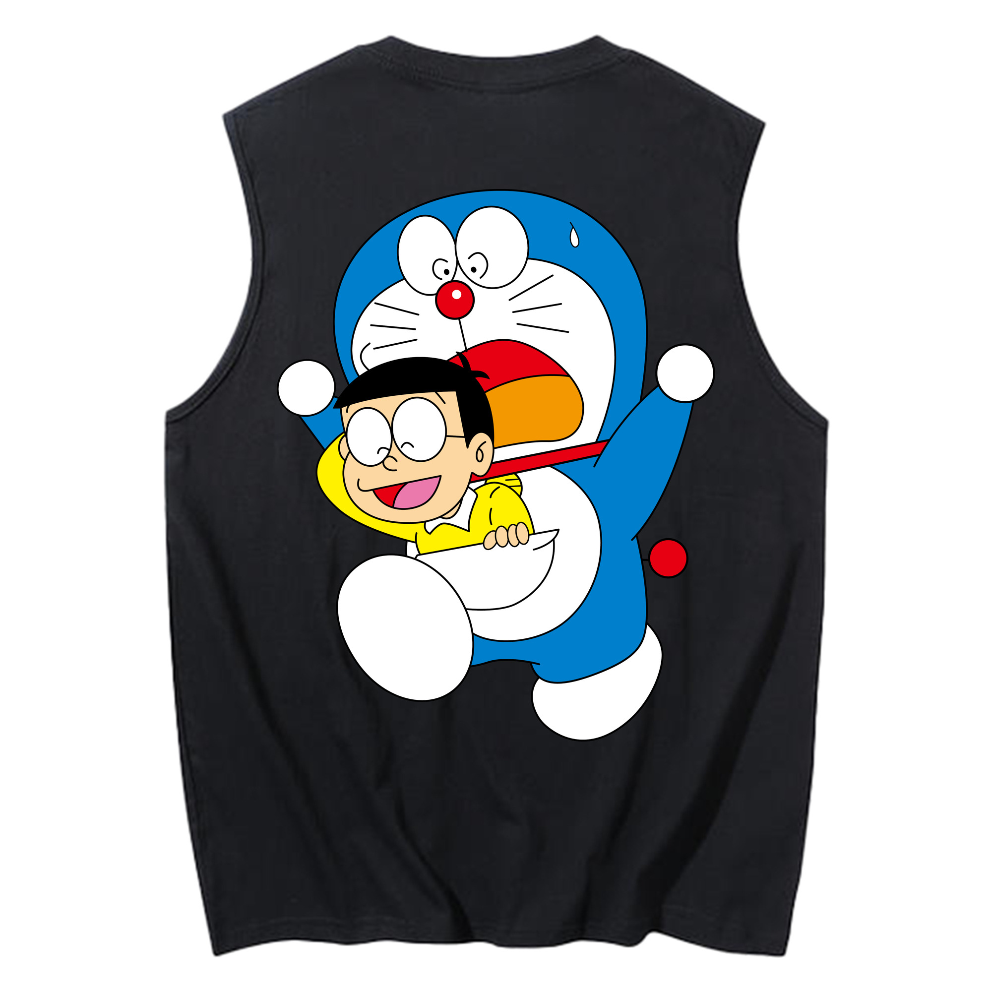 （画像用） ドラえもん Doraemon コットン100％タンクトップ（背面プリント）