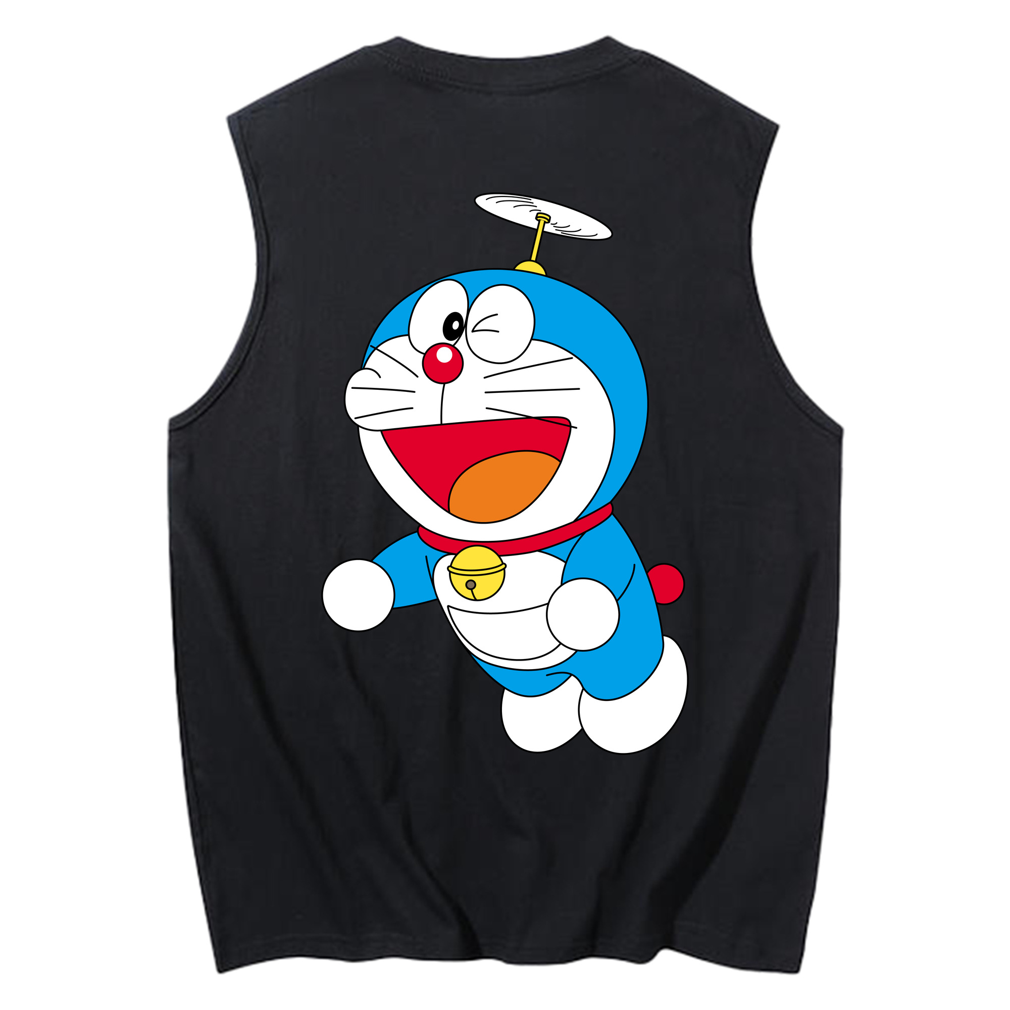 （画像用） ドラえもん Doraemon コットン100％タンクトップ（背面プリント）