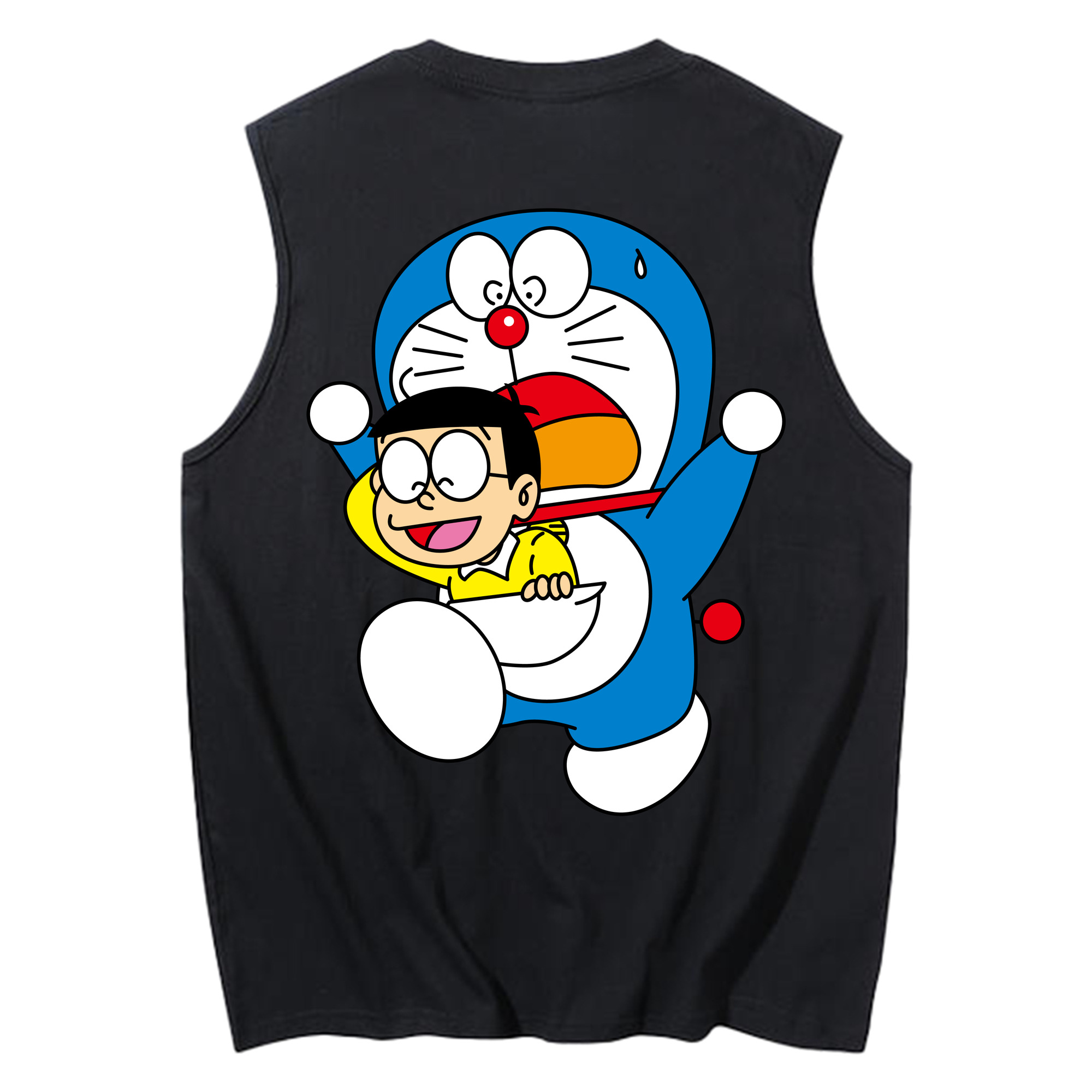 （画像用） ドラえもん Doraemon コットン100％タンクトップ（背面プリント）