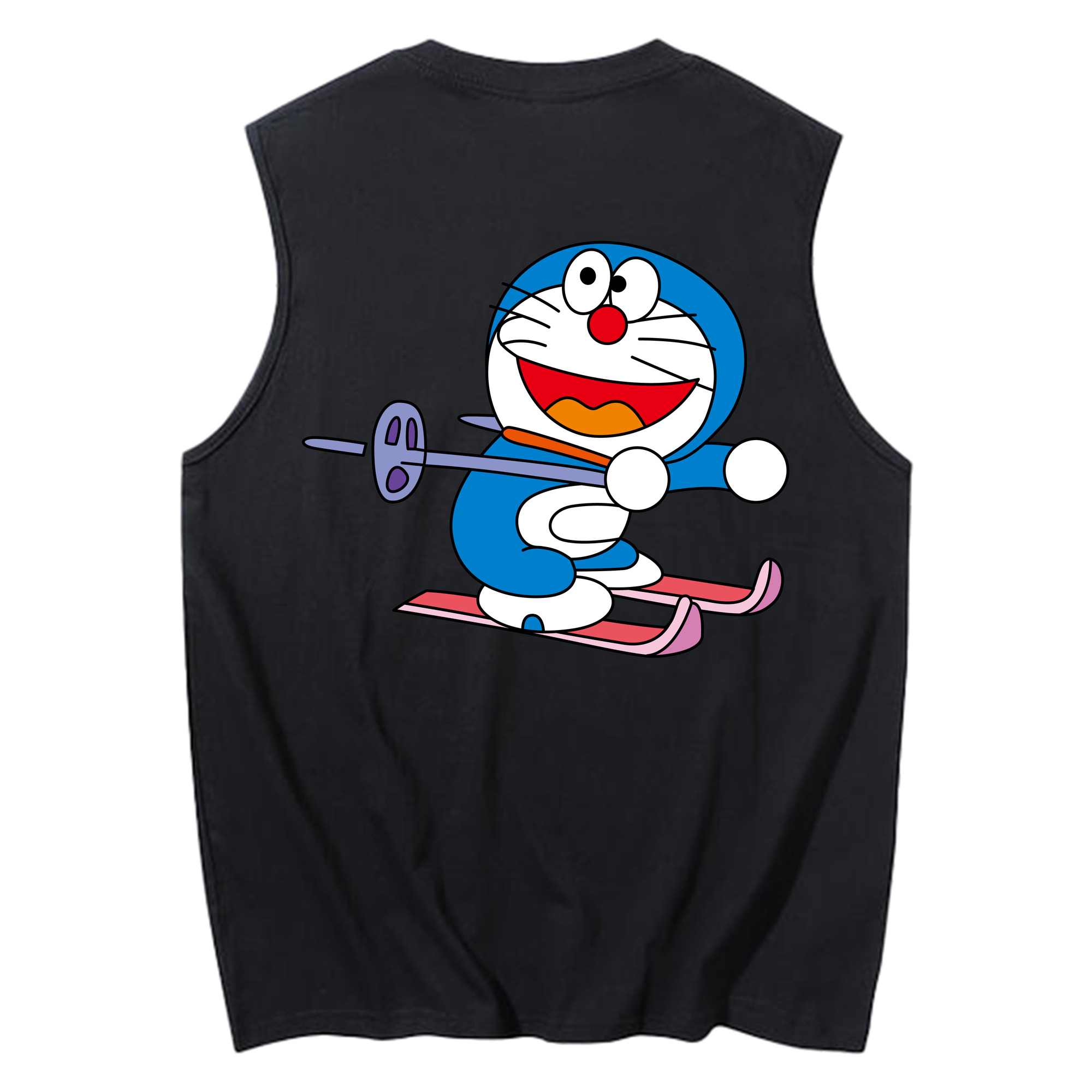 （画像用） ドラえもん Doraemon コットン100％タンクトップ（背面プリント）