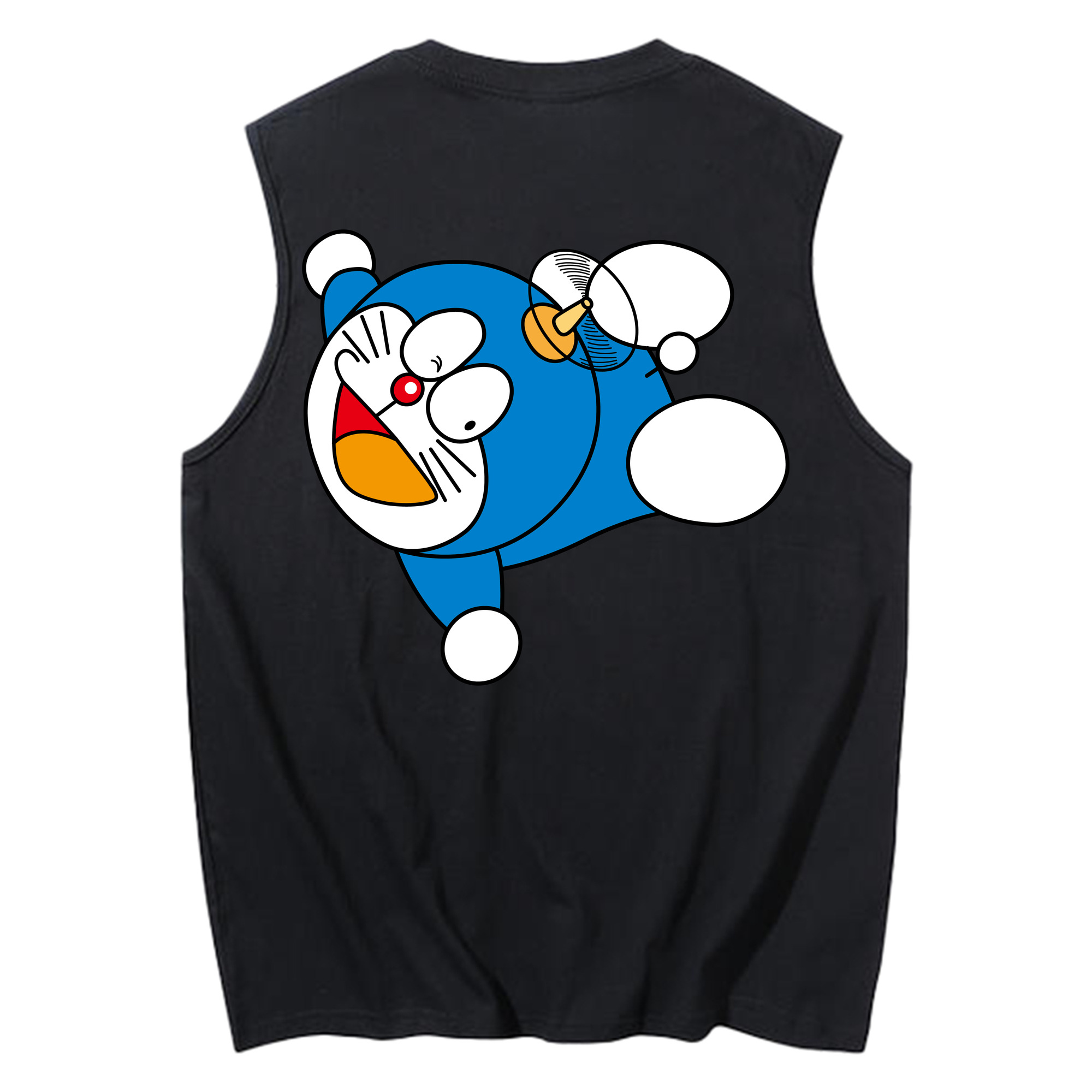 （画像用） ドラえもん Doraemon コットン100％タンクトップ（背面プリント）