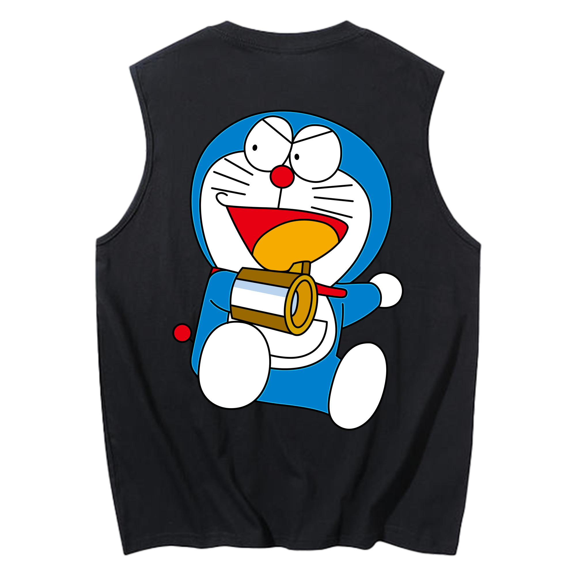 （画像用） ドラえもん Doraemon コットン100％タンクトップ（背面プリント）