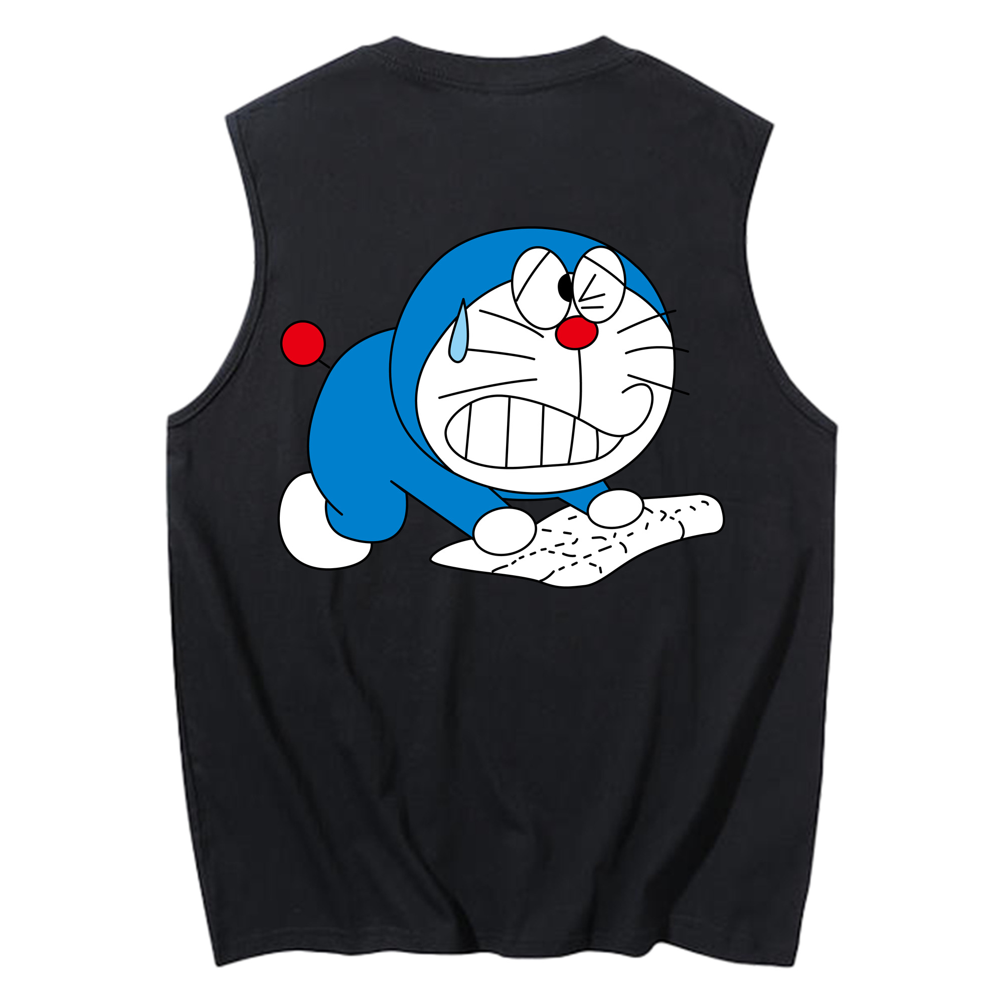 （画像用） ドラえもん Doraemon コットン100％タンクトップ（背面プリント）