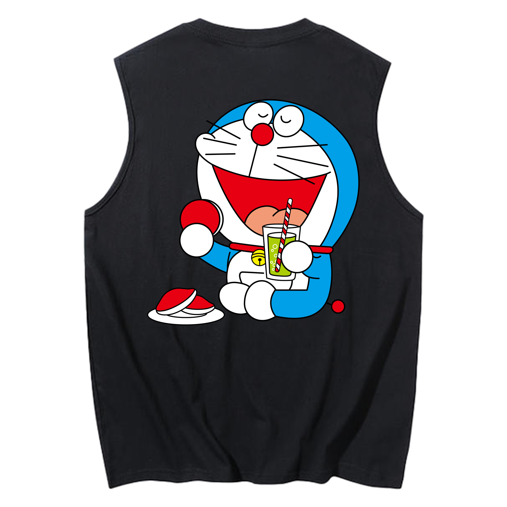 （画像用） ドラえもん Doraemon コットン100％タンクトップ（背面プリント）