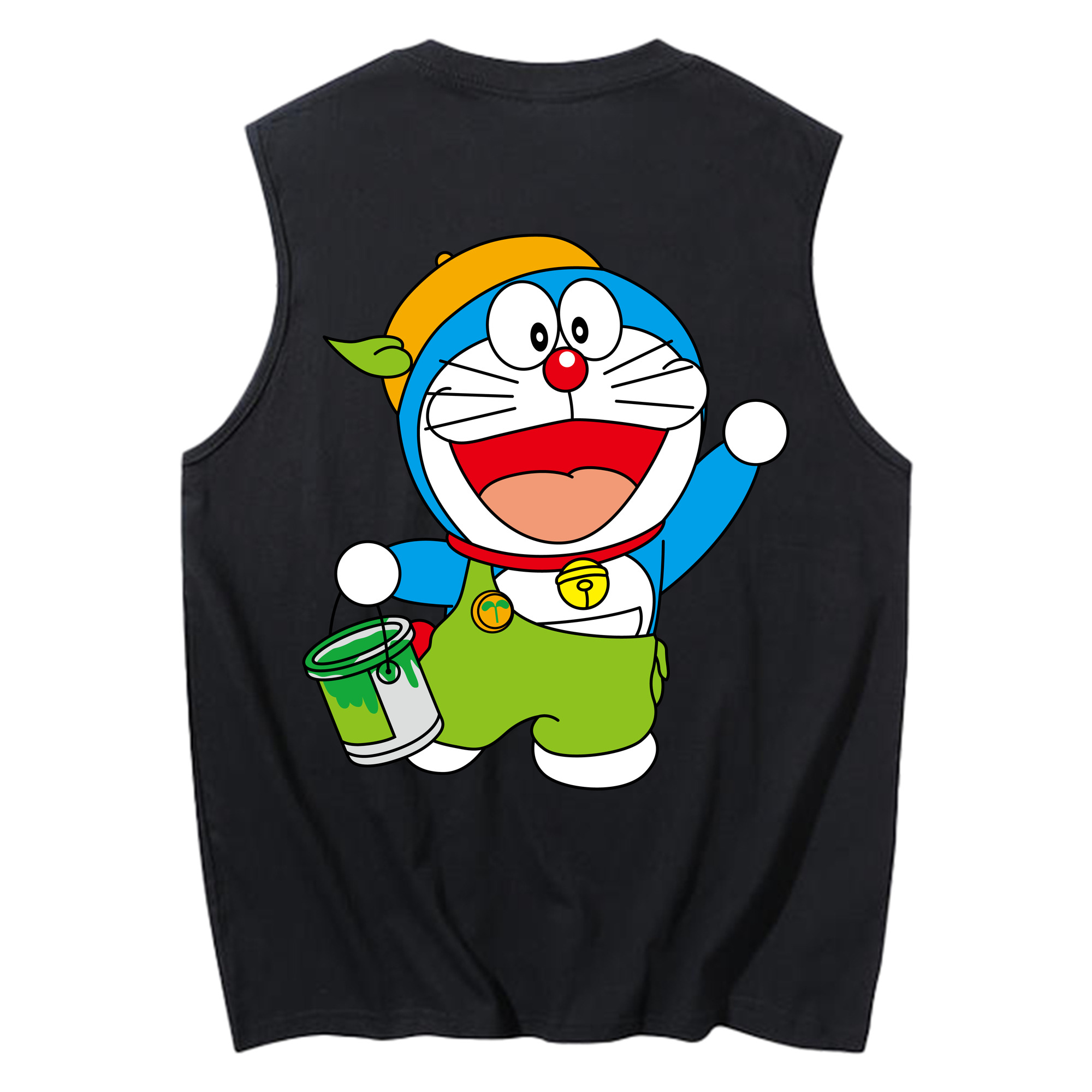 （画像用） ドラえもん Doraemon コットン100％タンクトップ（背面プリント）