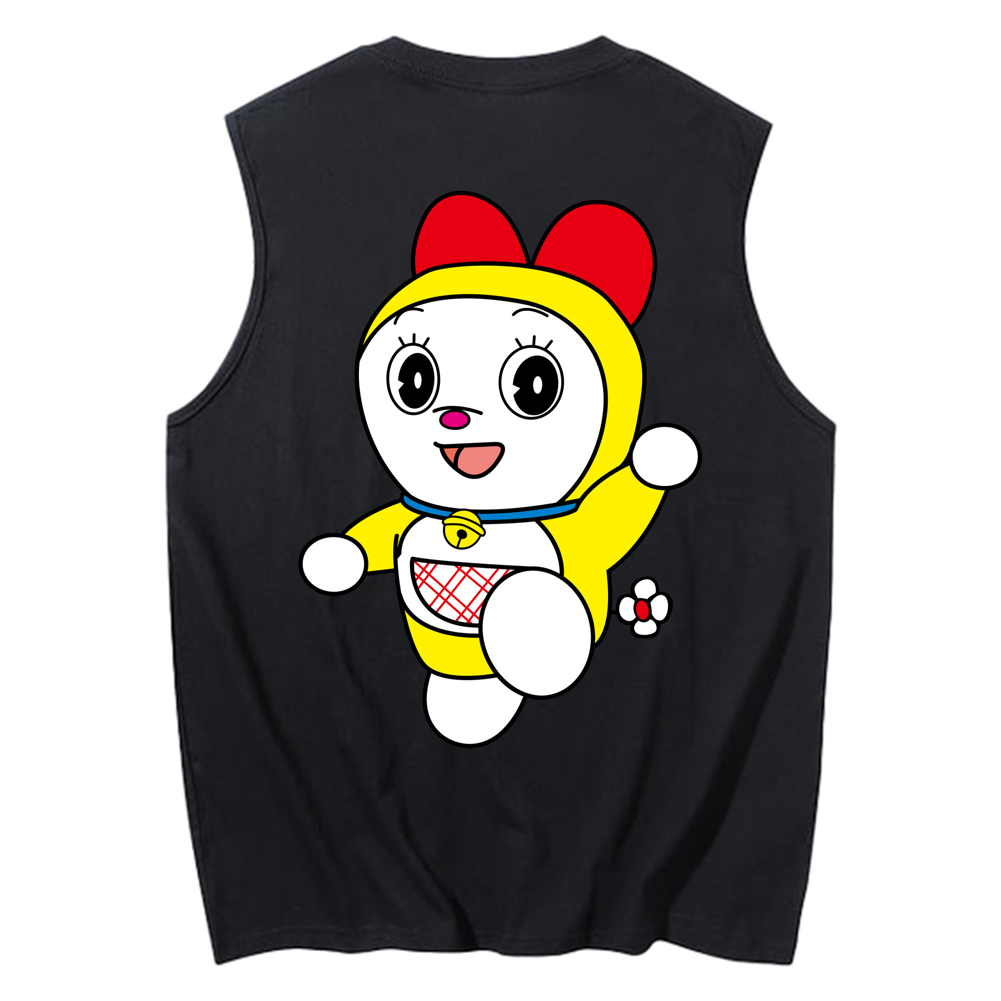 （画像用） ドラえもん ドラミ Doraemon Dorami コットン100％タンクトップ（背面プリント）
