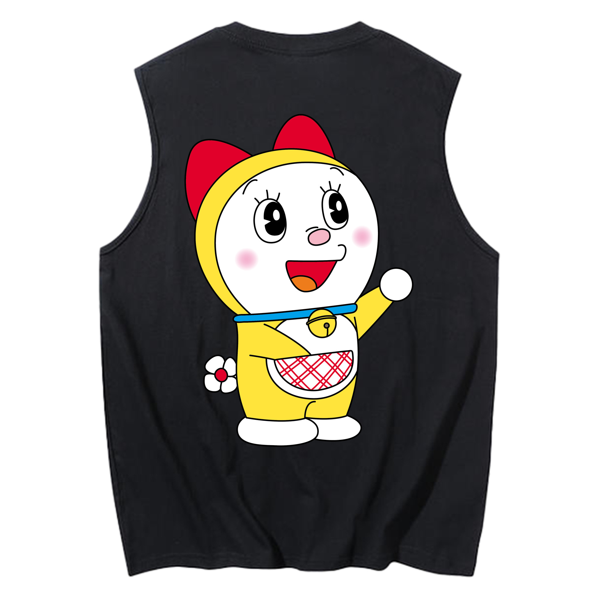 （画像用） ドラえもん ドラミ Doraemon Dorami コットン100％タンクトップ（背面プリント）