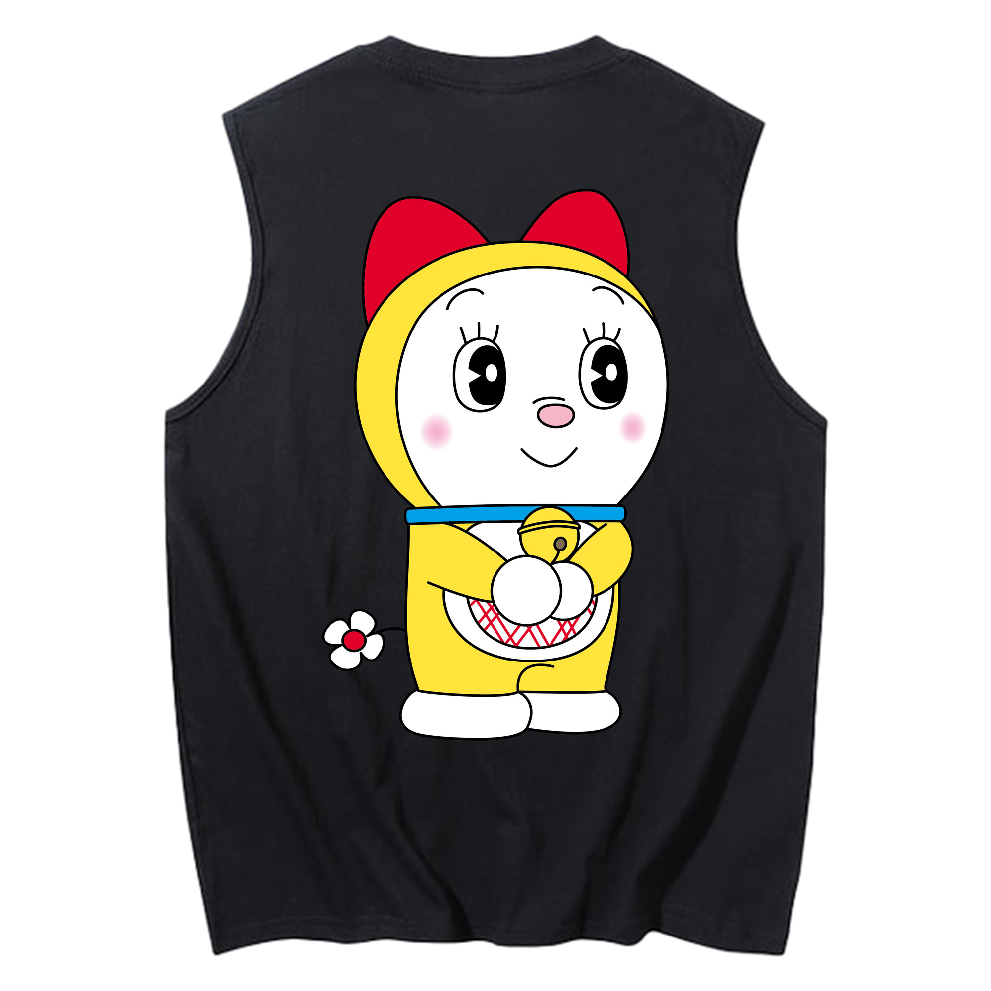（画像用） ドラえもん ドラミ Doraemon Dorami コットン100％タンクトップ（背面プリント）