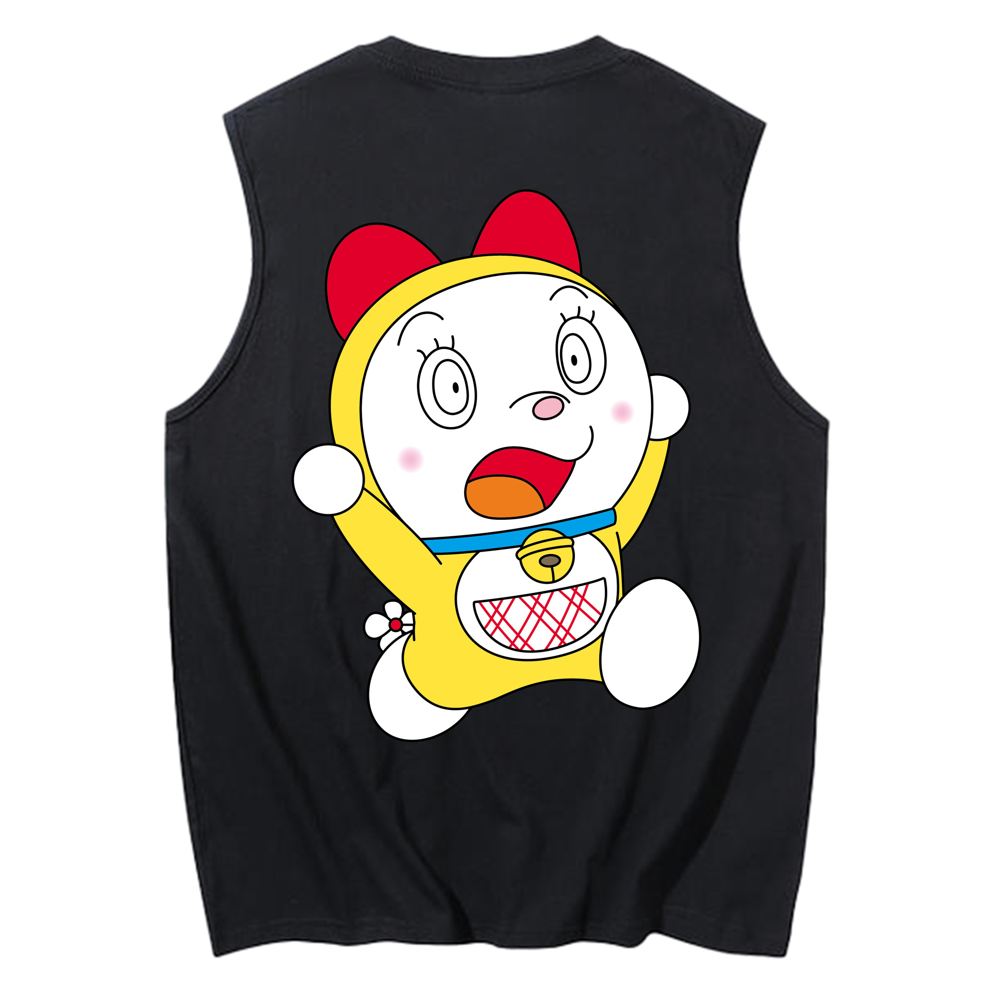 （画像用） ドラえもん ドラミ Doraemon Dorami コットン100％タンクトップ（背面プリント）