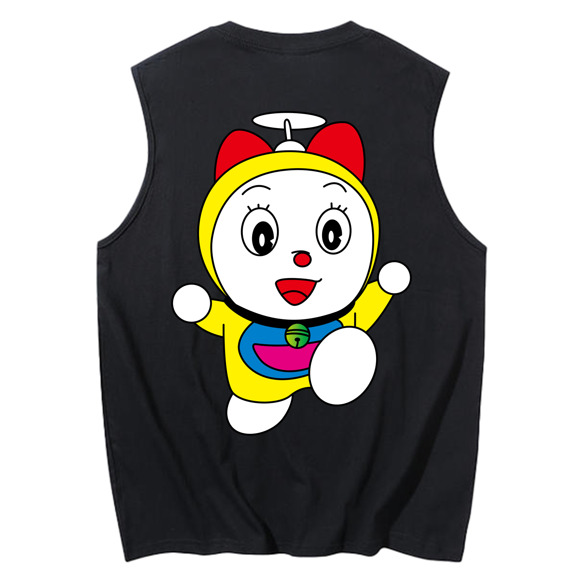 （画像用） ドラえもん ドラミ Doraemon Dorami コットン100％タンクトップ（背面プリント）
