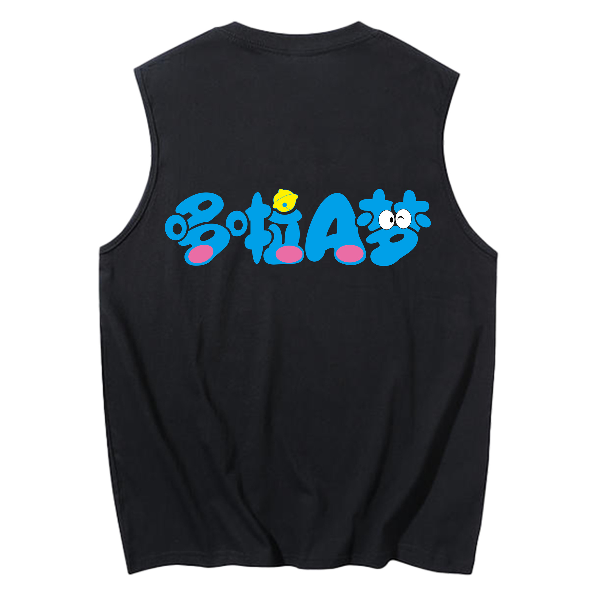 （画像用） ドラえもん Doraemon コットン100％タンクトップ（背面プリント）