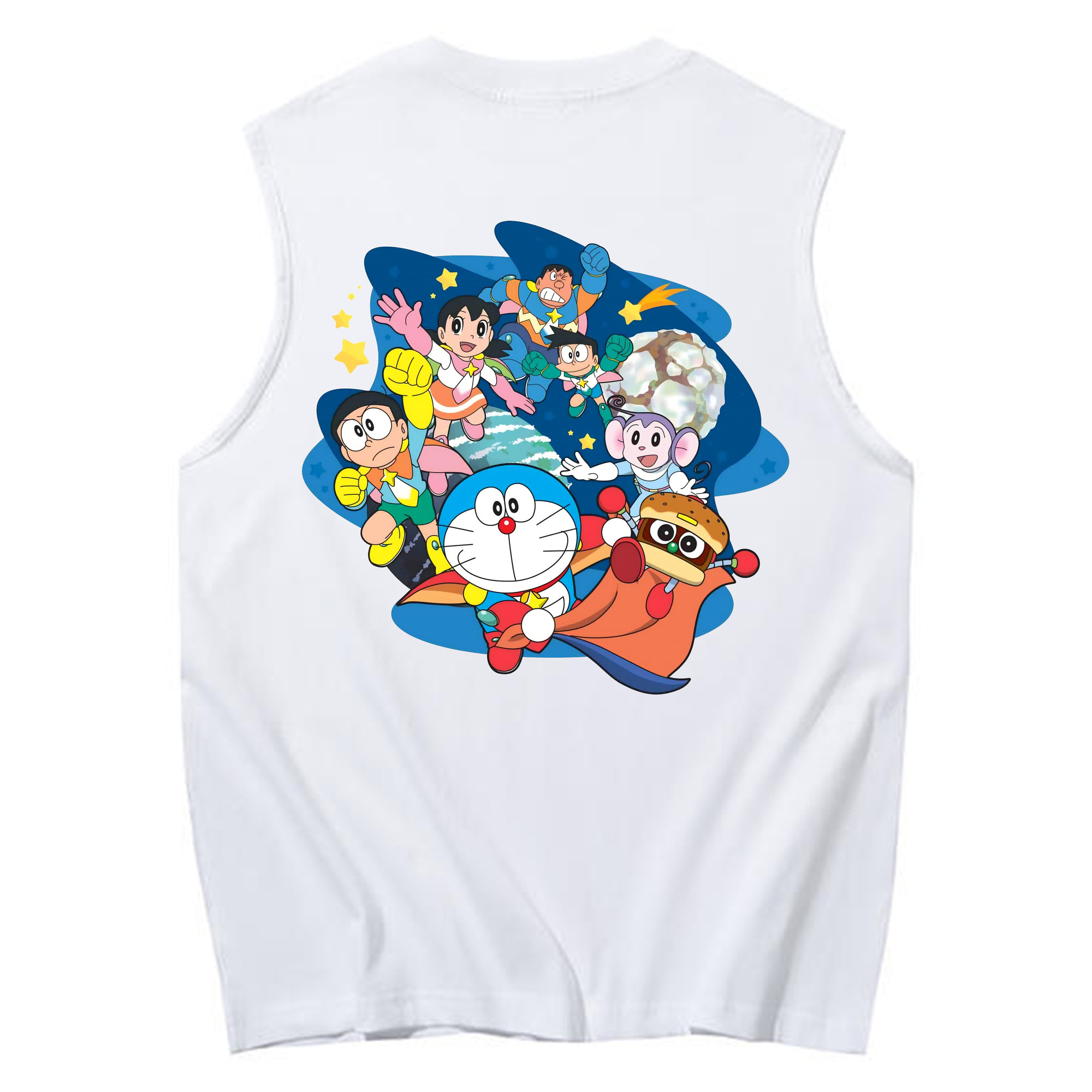 （画像用） ドラえもん Doraemon コットン100％タンクトップ（背面プリント）