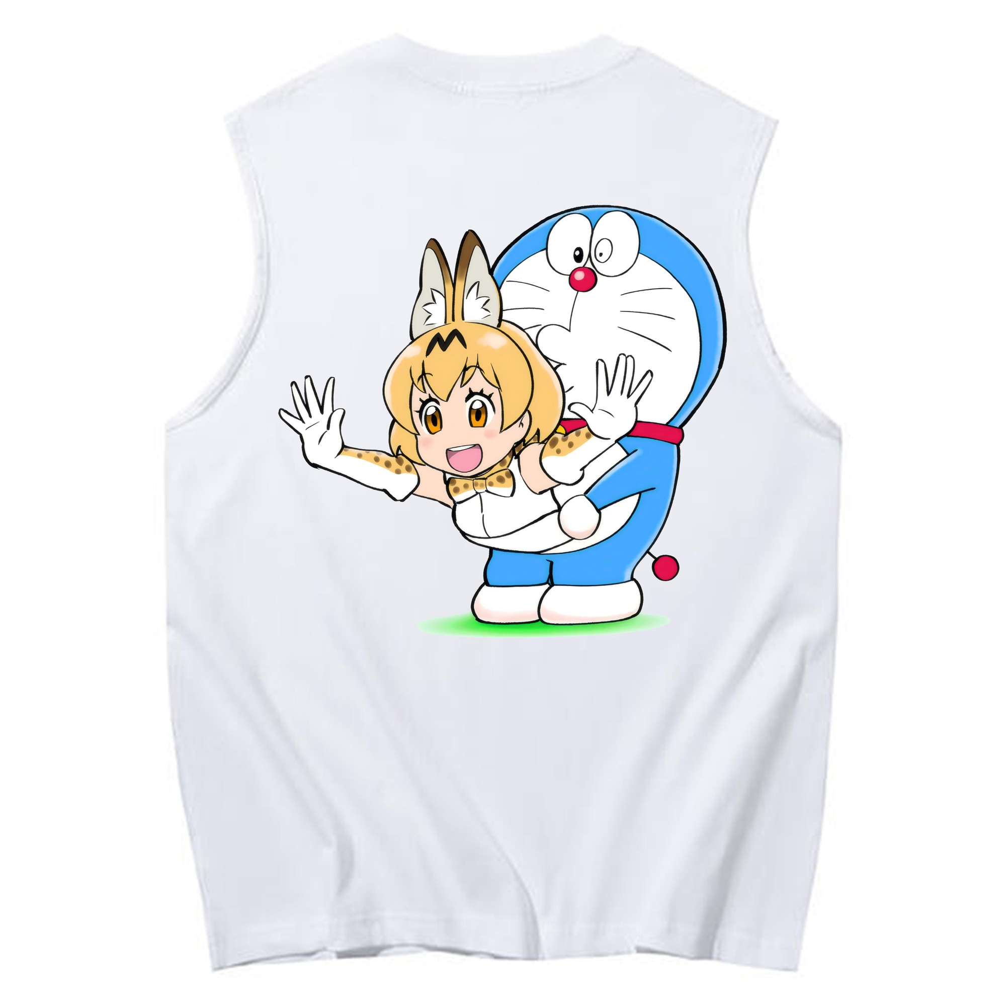 （画像用） ドラえもん Doraemon コットン100％タンクトップ（背面プリント）