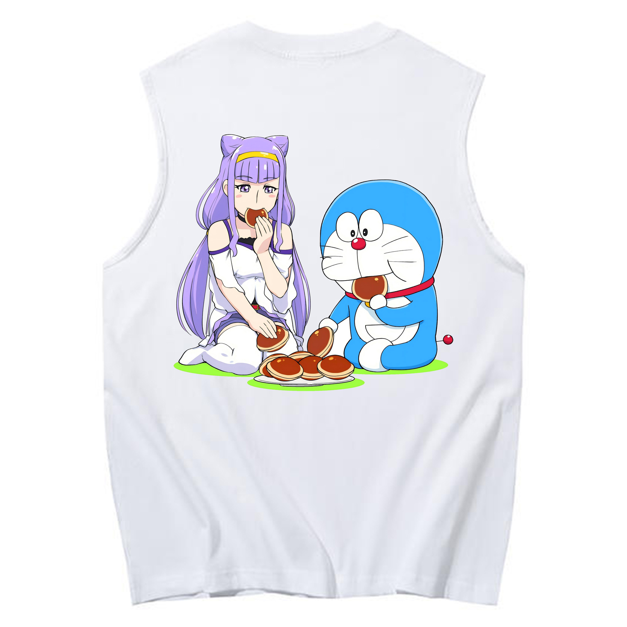 （画像用） ドラえもん Doraemon コットン100％タンクトップ（背面プリント）