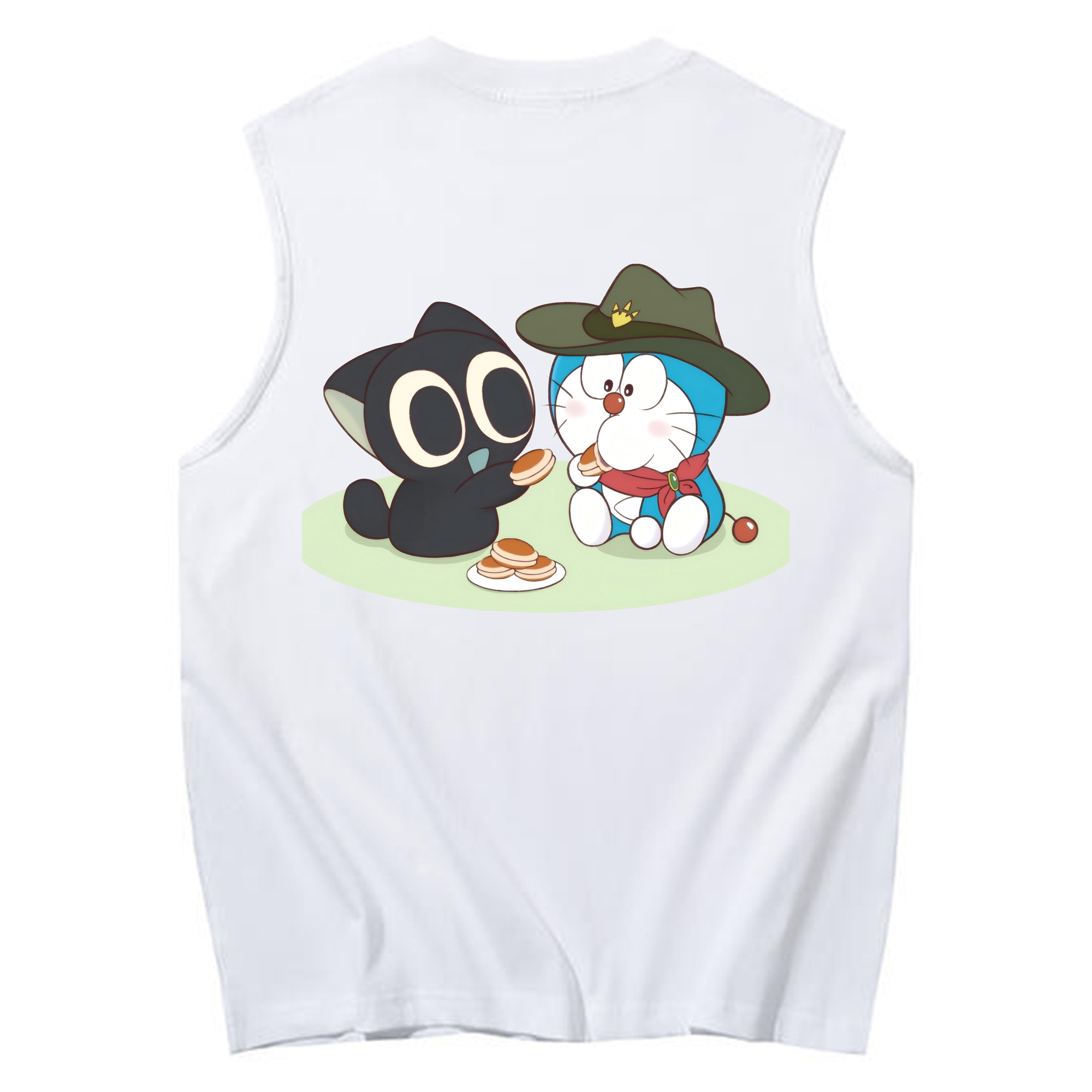 （画像用） ドラえもん Doraemon コットン100％タンクトップ（背面プリント）