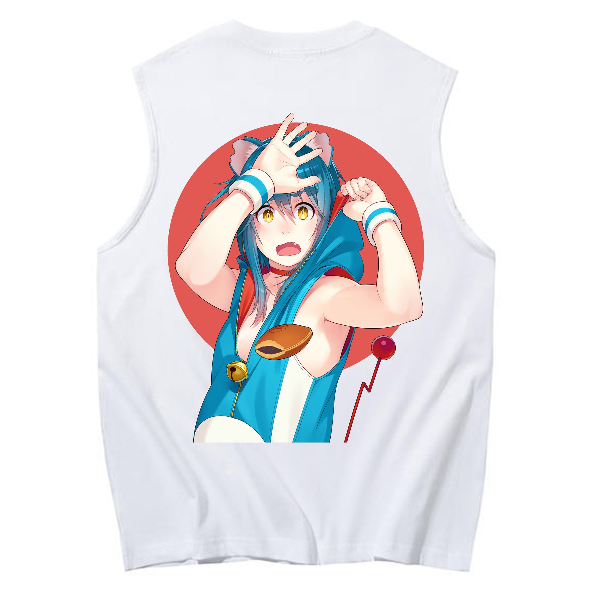 （画像用） ドラえもん Doraemon コットン100％タンクトップ（背面プリント）