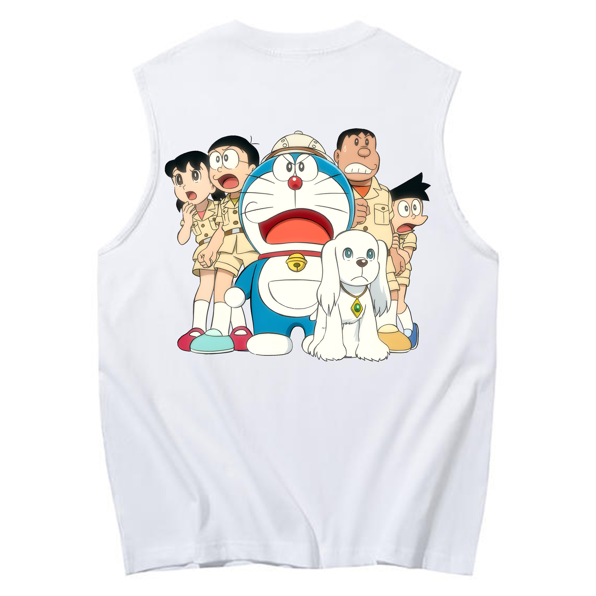 （画像用） ドラえもん Doraemon コットン100％タンクトップ（背面プリント）