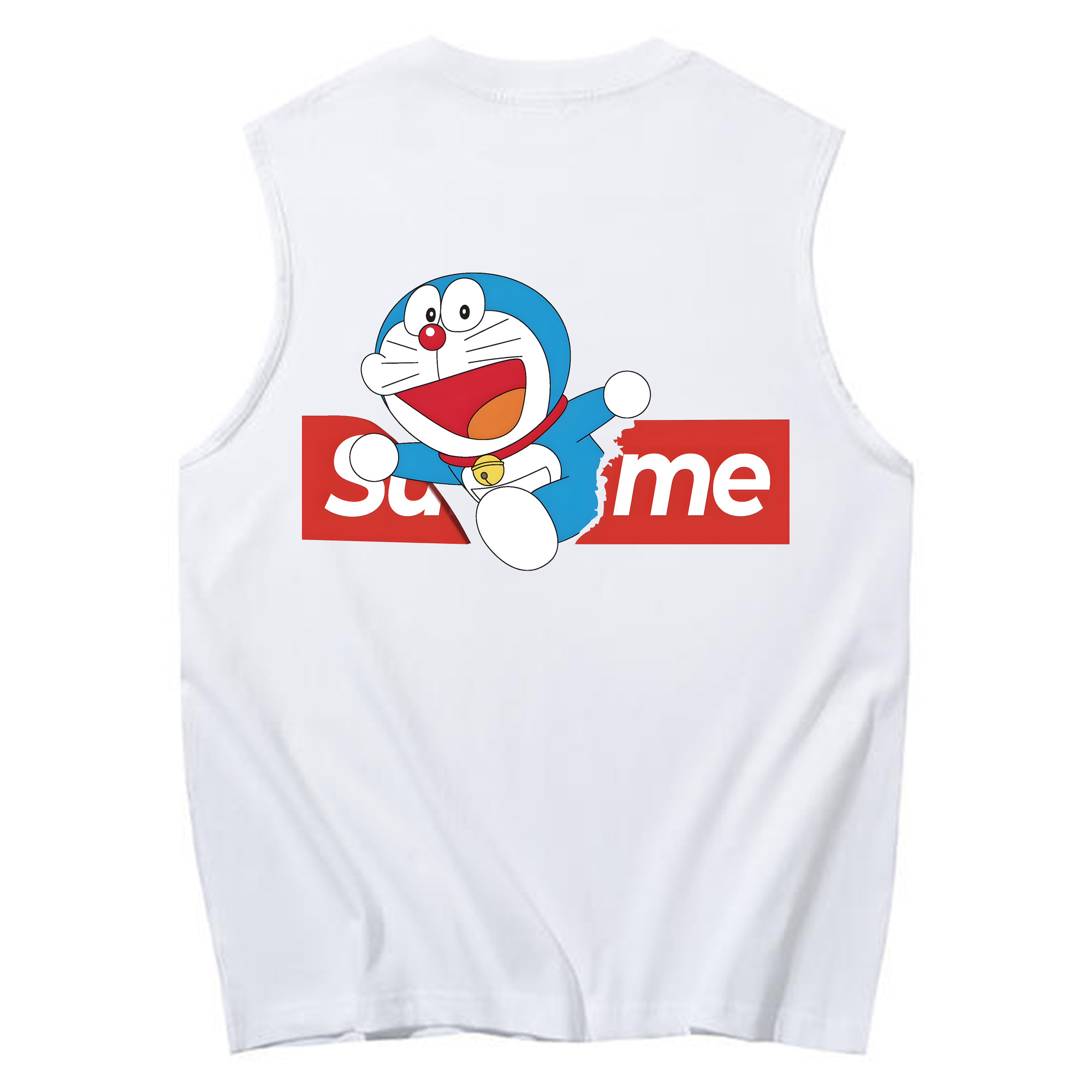 （画像用） ドラえもん Doraemon コットン100％タンクトップ（背面プリント）