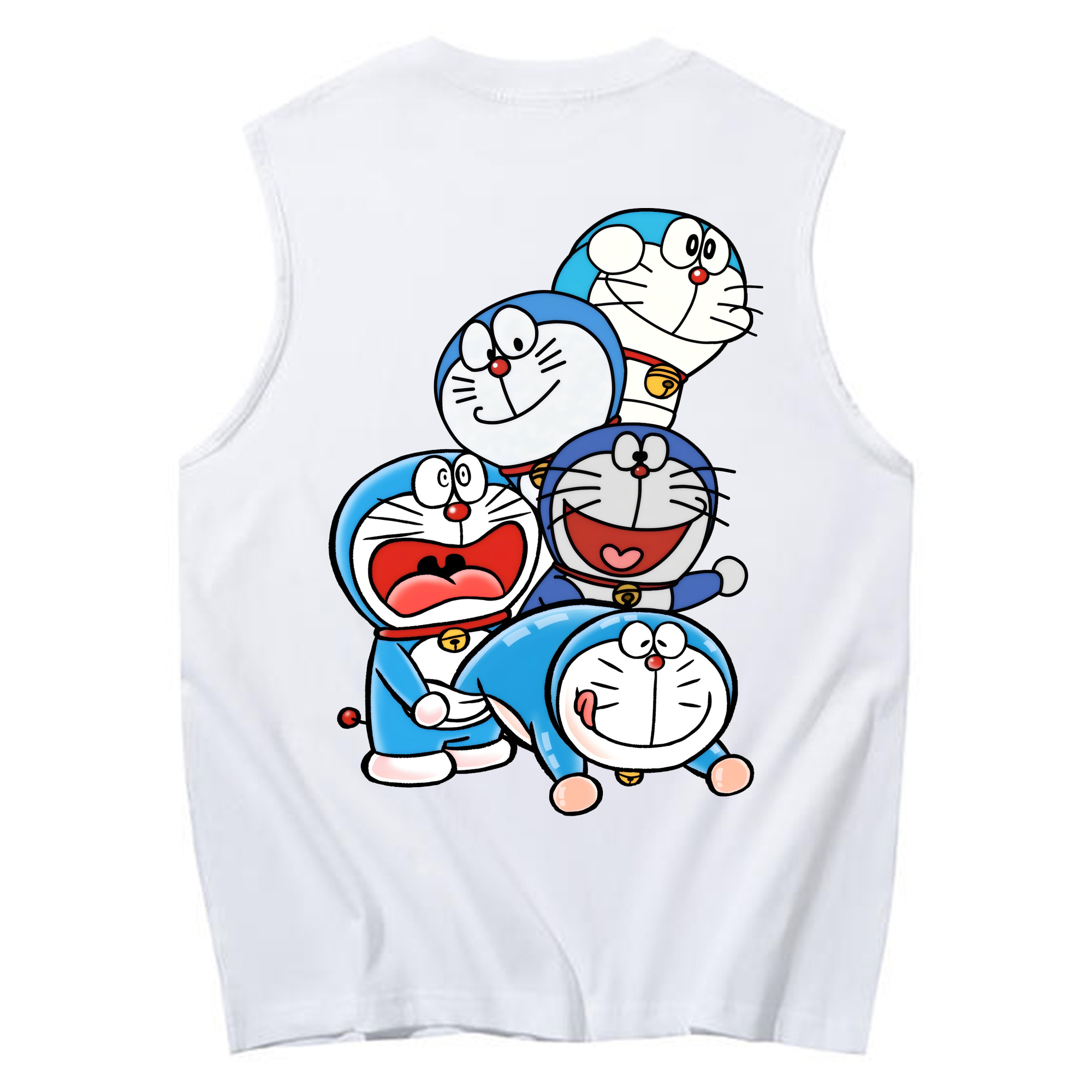 （画像用） ドラえもん Doraemon コットン100％タンクトップ（背面プリント）