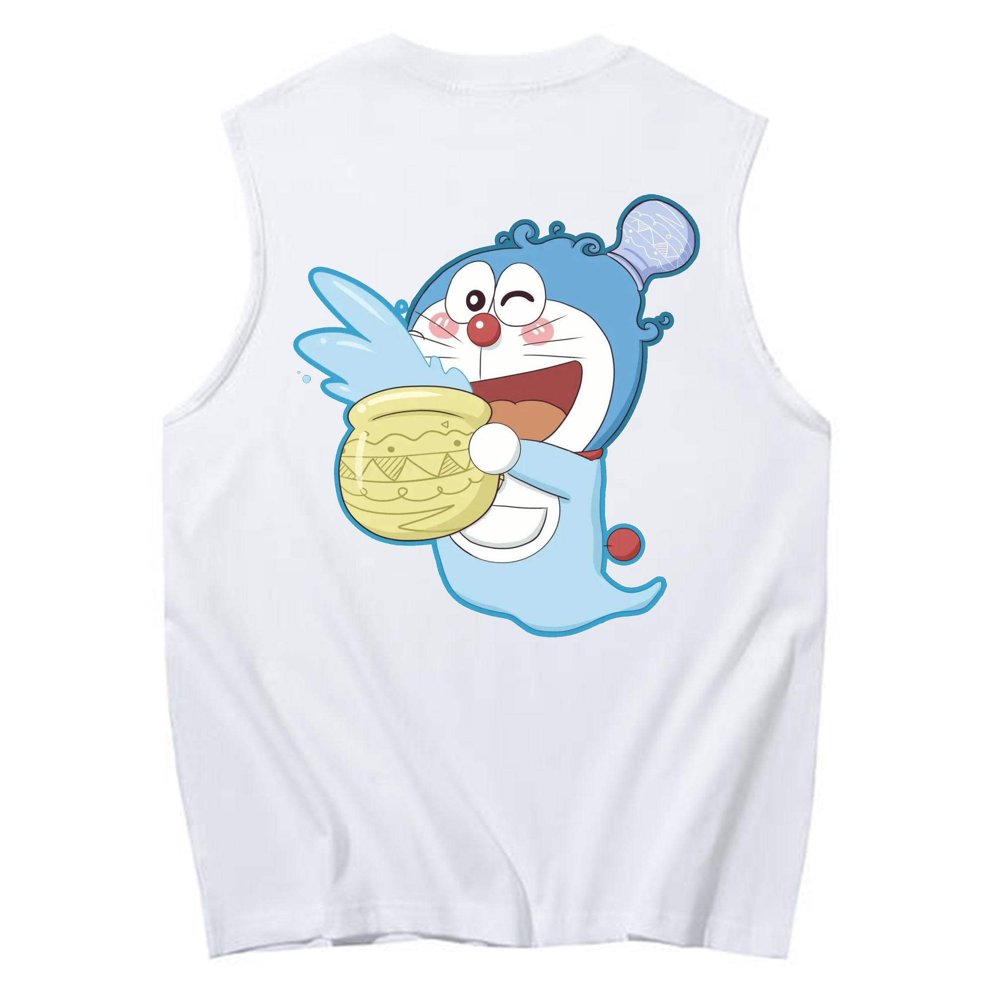 （画像用） ドラえもん Doraemon コットン100％タンクトップ（背面プリント）