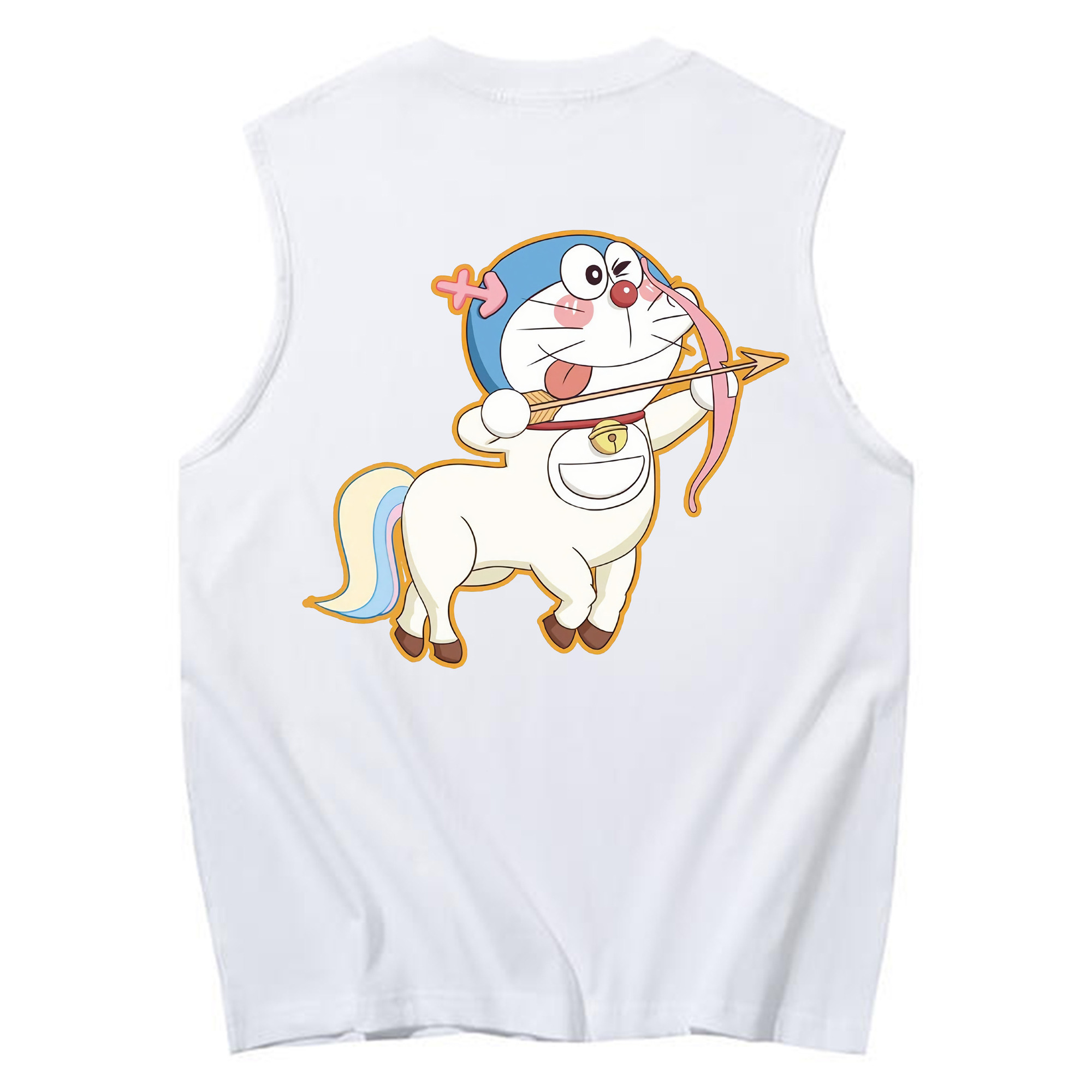 （画像用） ドラえもん Doraemon コットン100％タンクトップ（背面プリント）