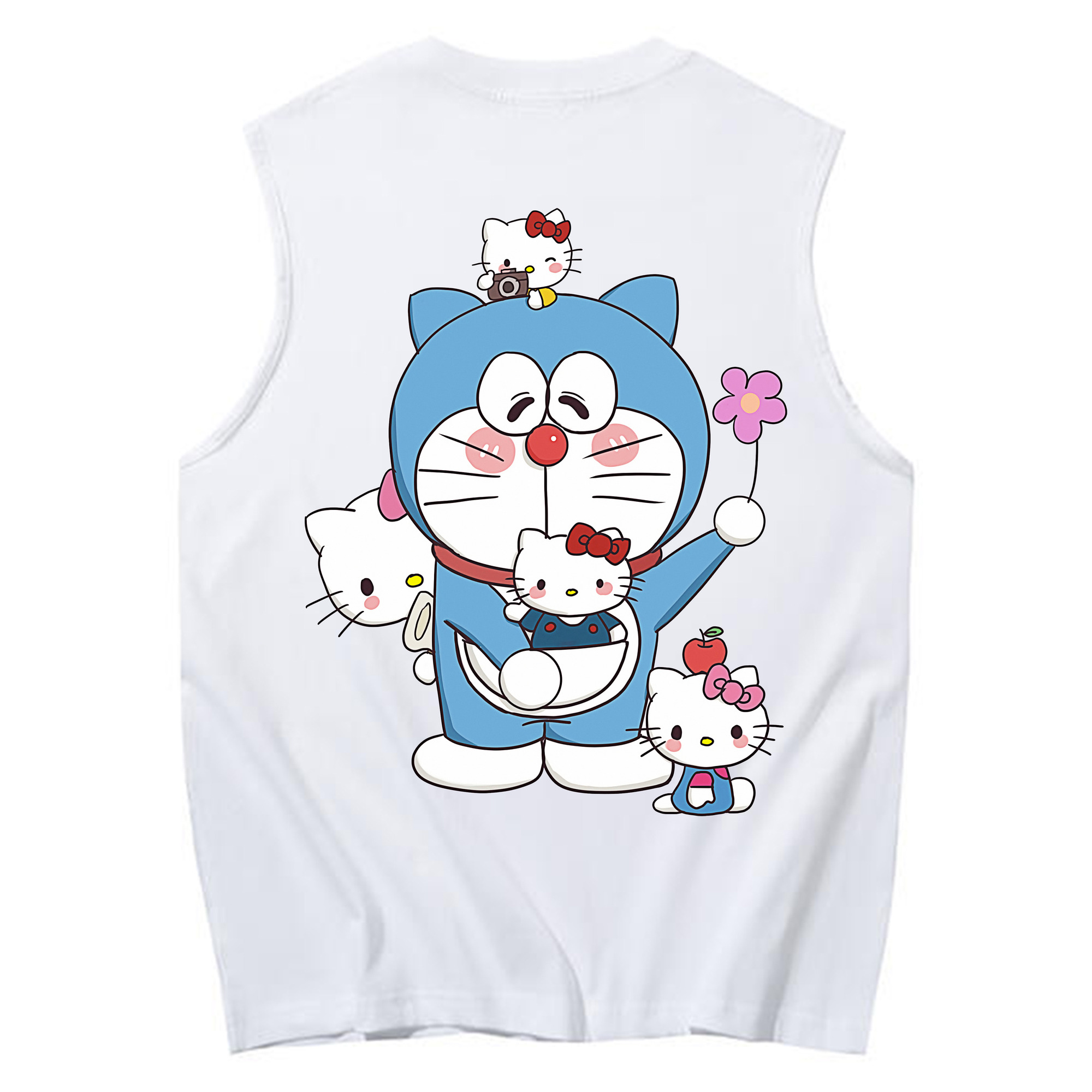 （画像用） ドラえもん Doraemon コットン100％タンクトップ（背面プリント）