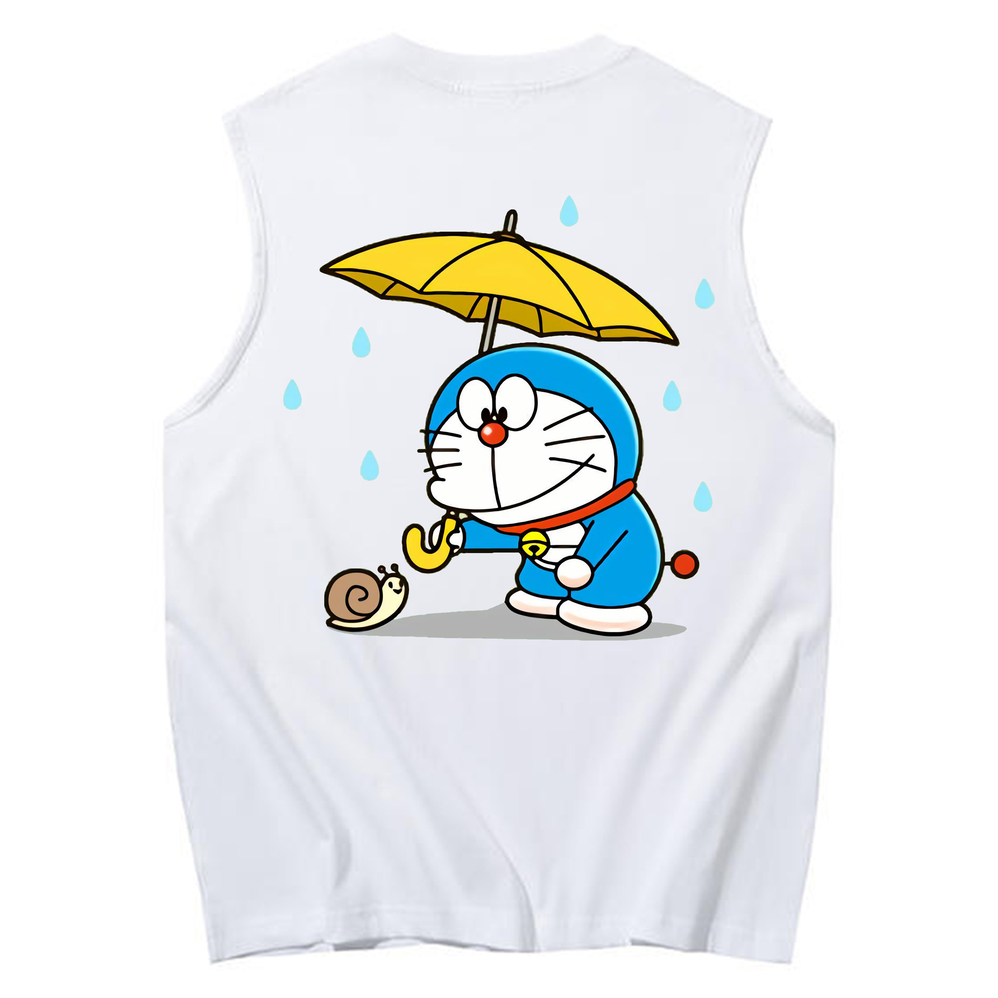 （画像用） ドラえもん Doraemon コットン100％タンクトップ（背面プリント）